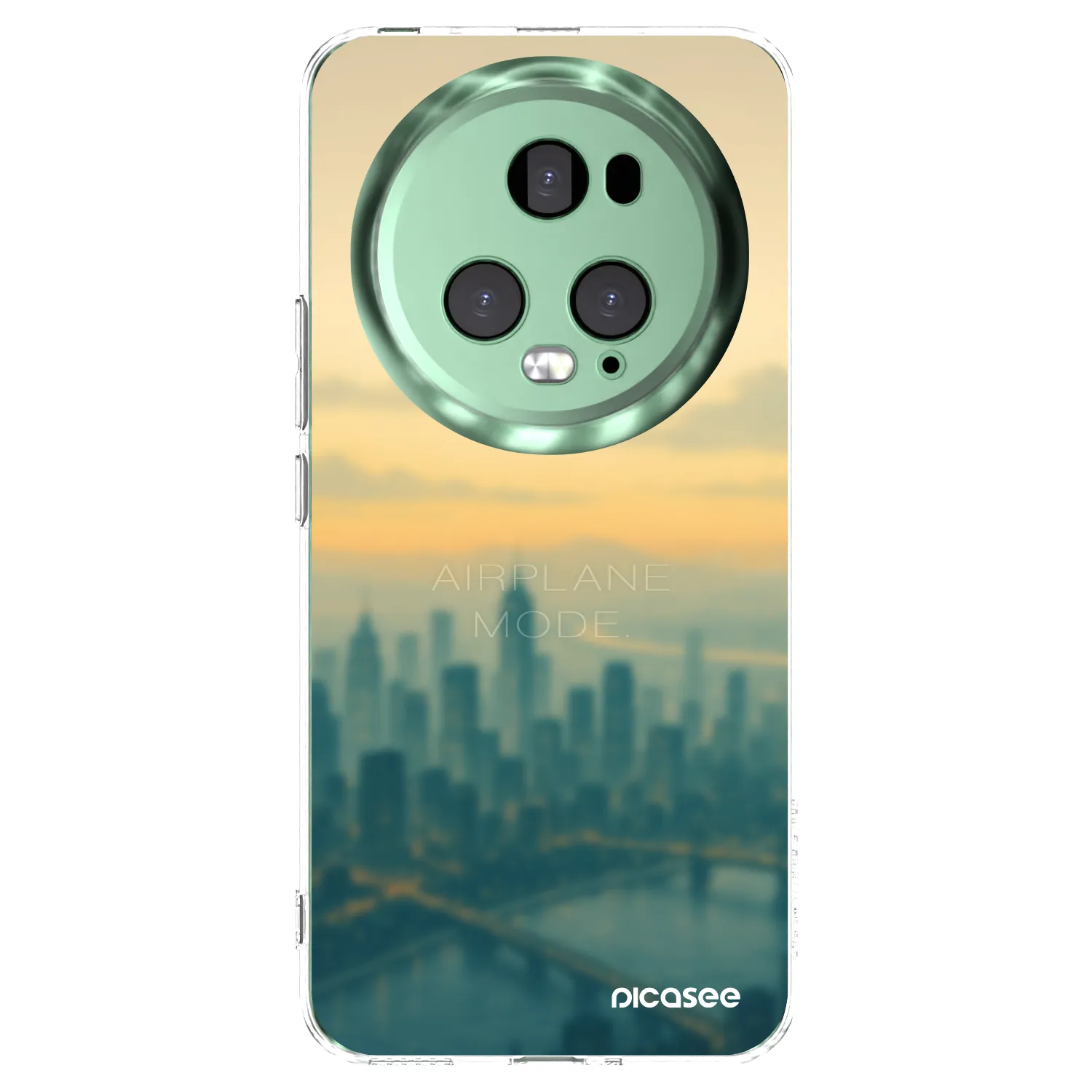 Picasee silikonska prozirna maskica za Honor Magic5 Pro - Airplane mode