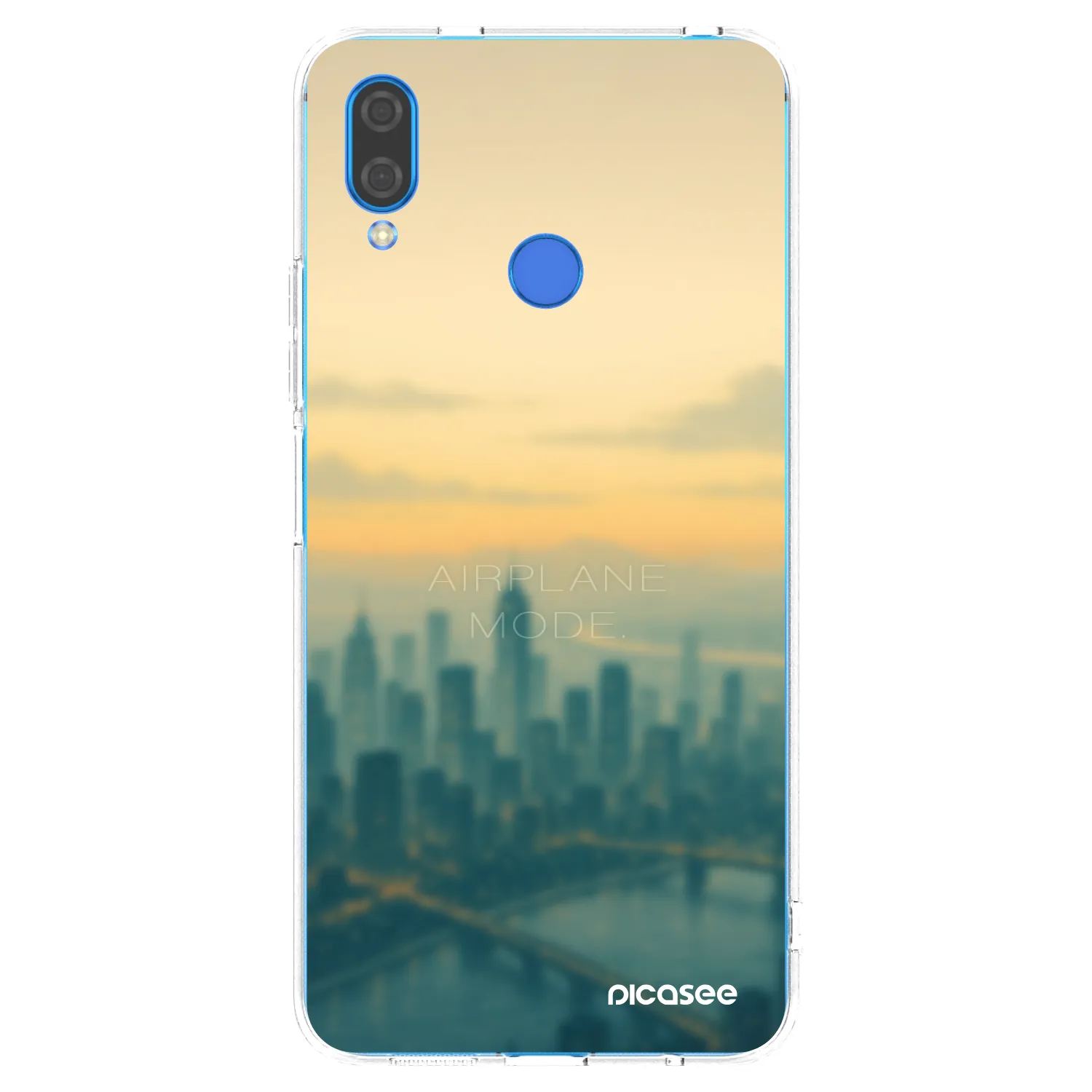 Picasee silikonska prozirna maskica za Huawei Nova 3 - Airplane mode
