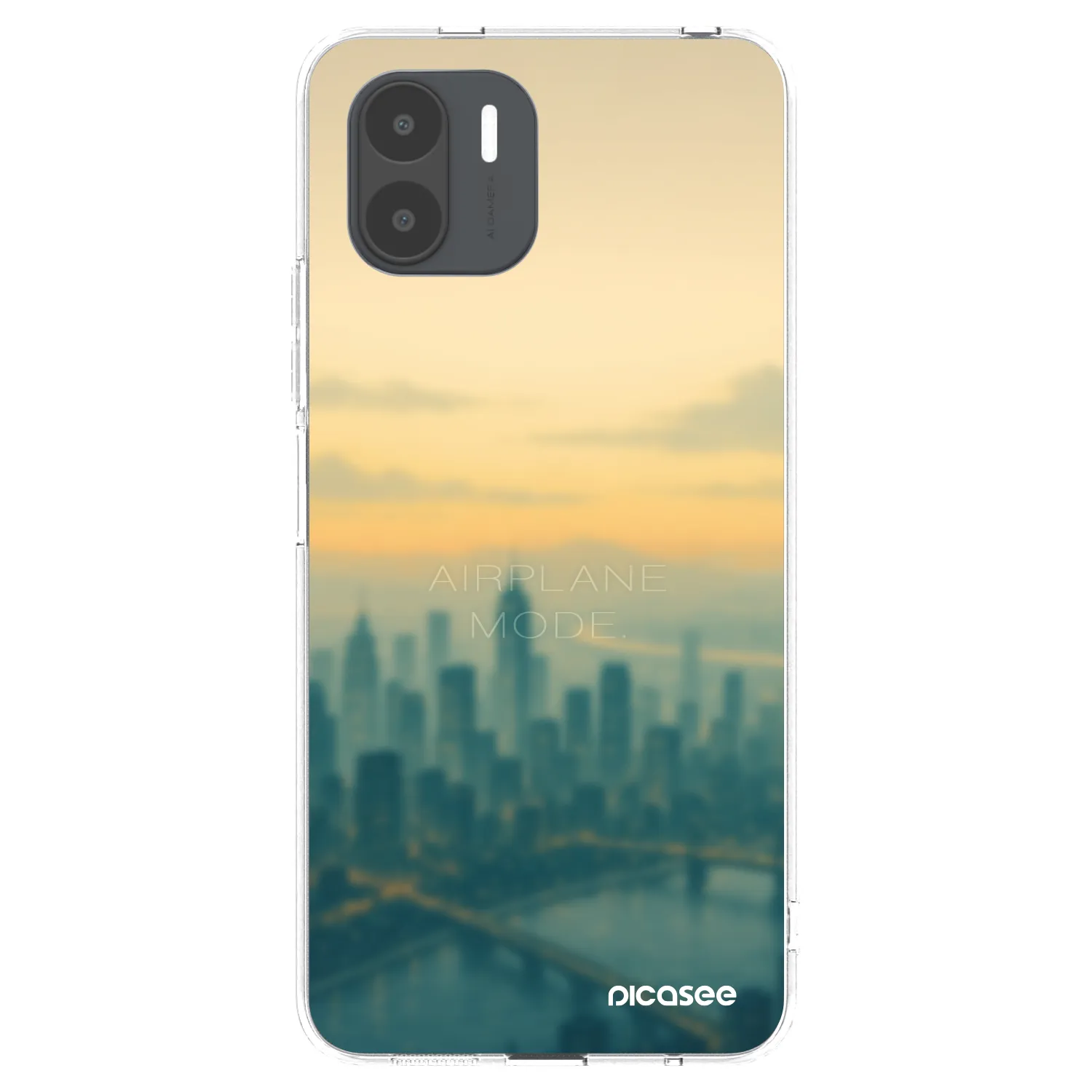 Picasee silikonska prozirna maskica za Xiaomi Redmi A2 - Airplane mode