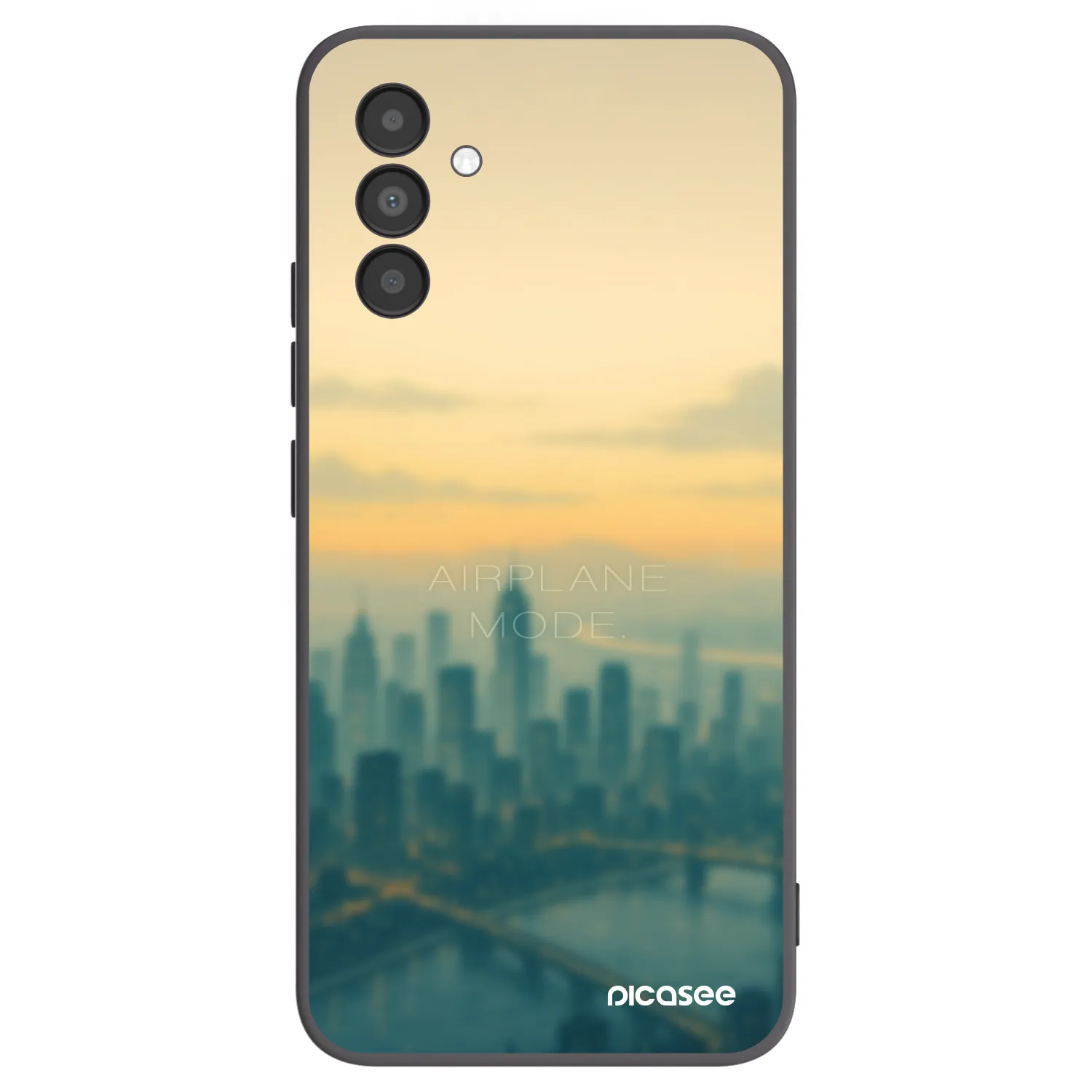 Picasee crna silikonska maskica za Samsung Galaxy A04s A047F - Airplane mode