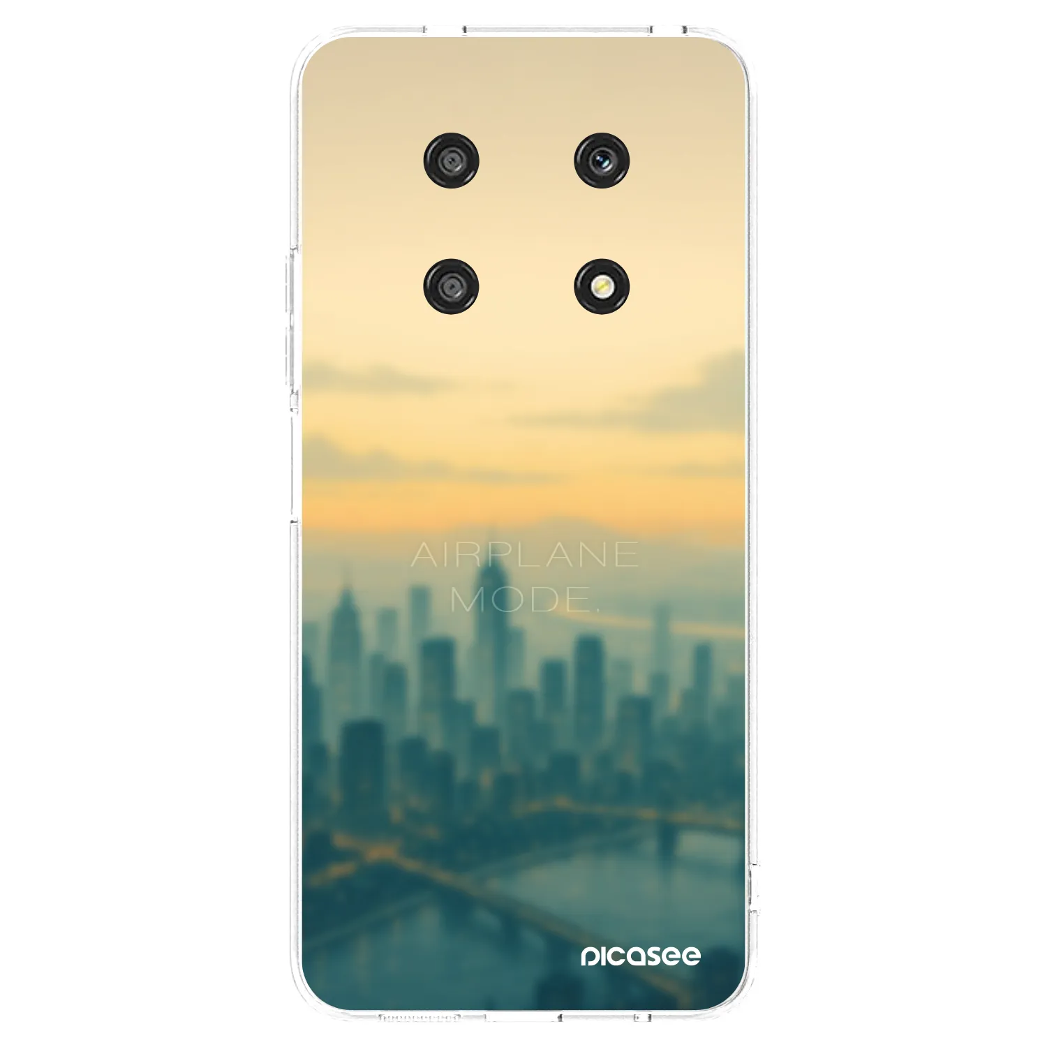 Picasee silikonska prozirna maskica za Honor Magic4 Lite 5G - Airplane mode
