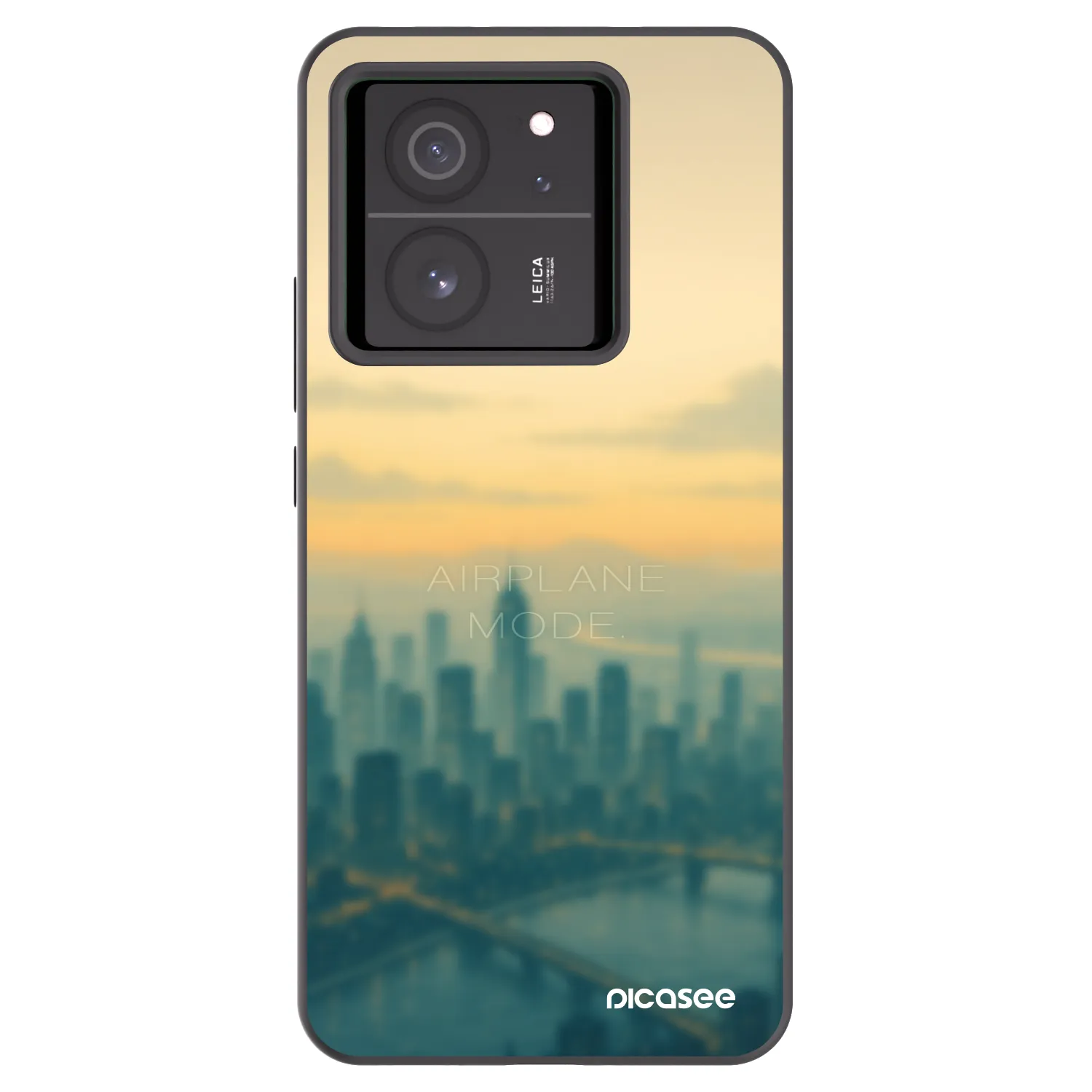 Picasee crna silikonska maskica za Xiaomi 13T - Airplane mode