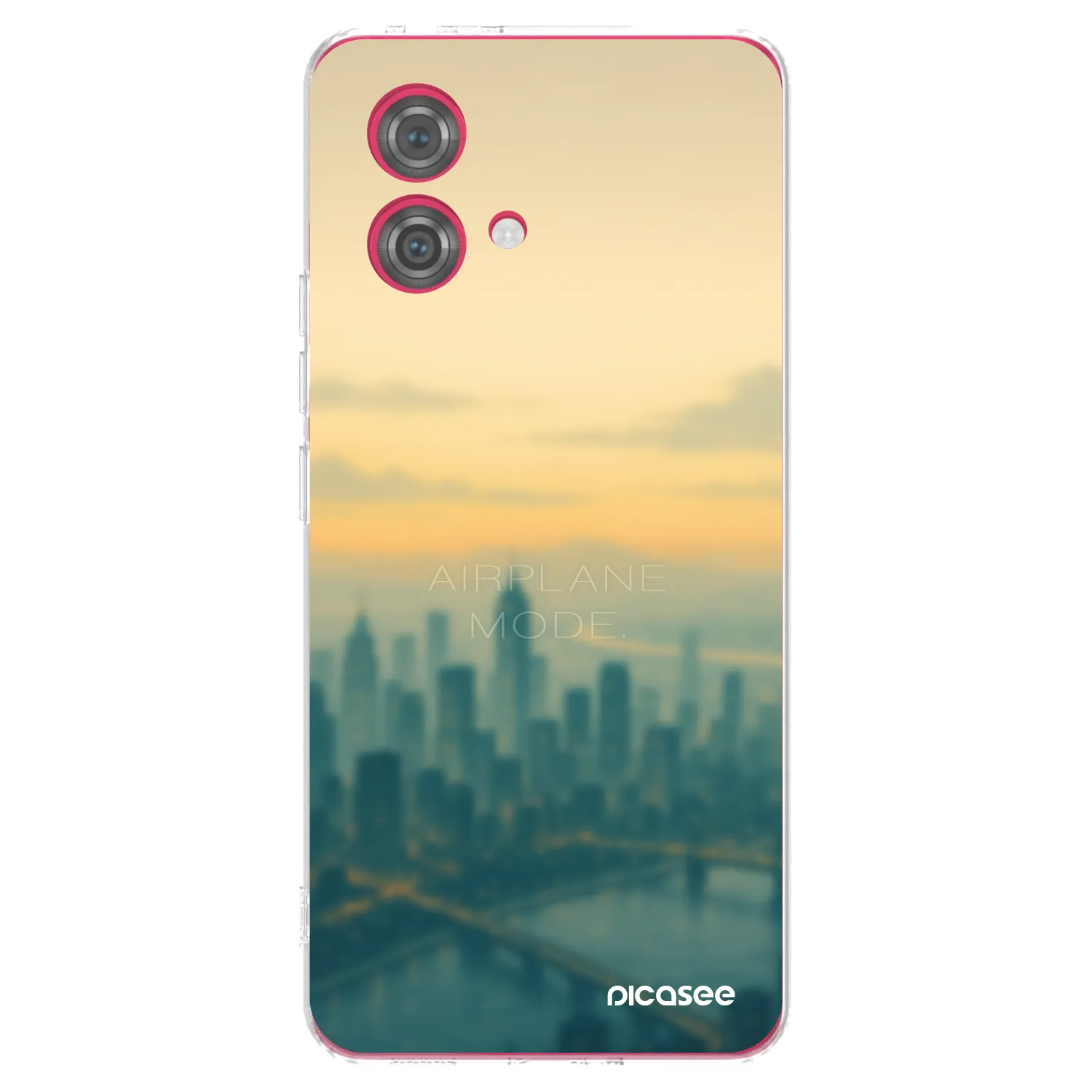 Picasee silikonska prozirna maskica za Motorola Moto G84 5G - Airplane mode