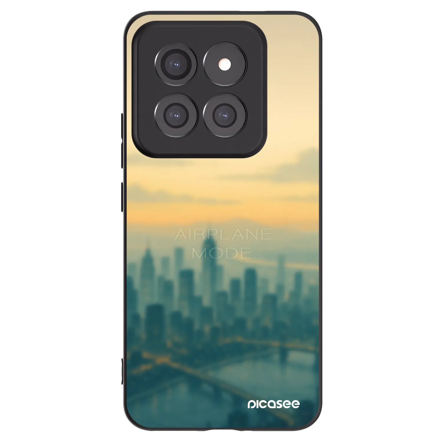 Picasee crna silikonska maskica za Xiaomi 14 Pro - Airplane mode