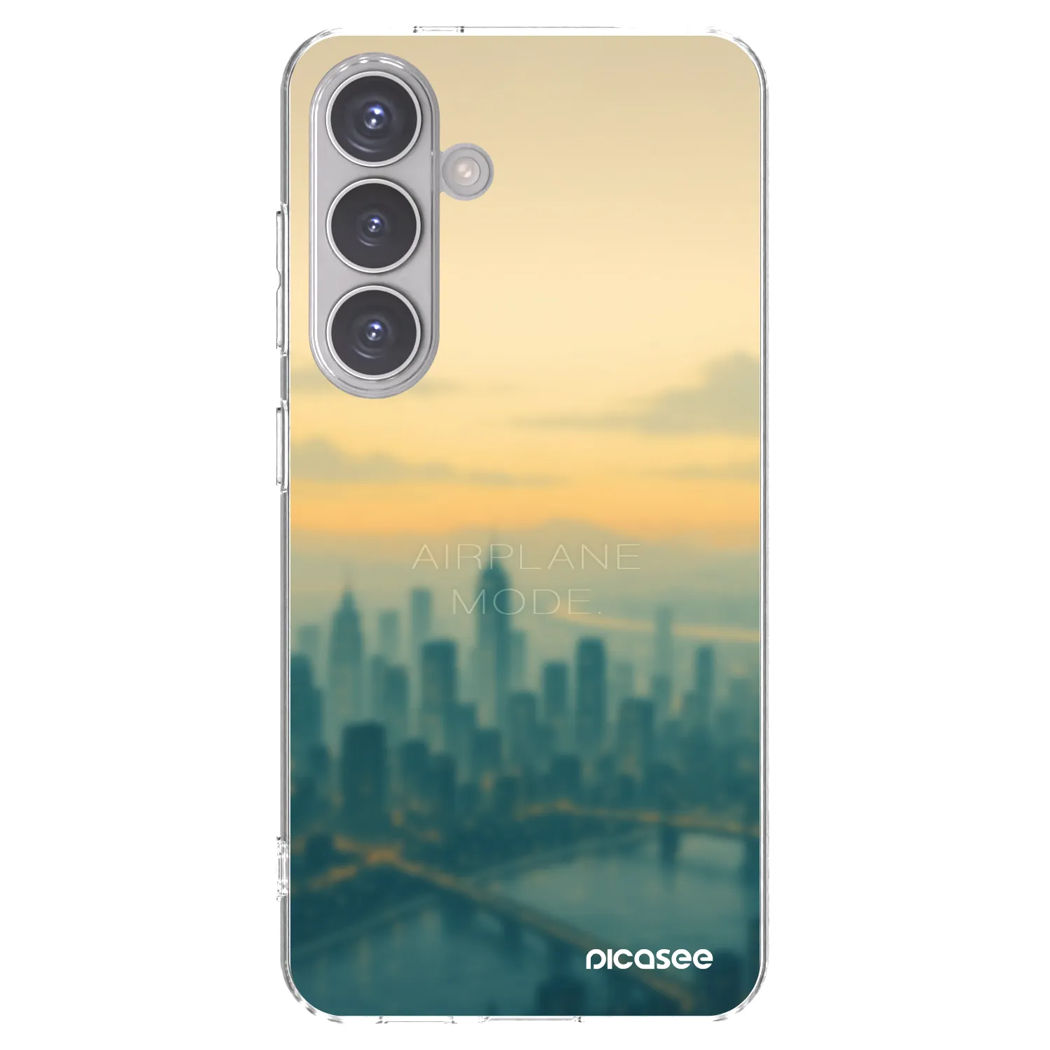 Picasee silikonska prozirna maskica za Samsung Galaxy S24 S921B 5G - Airplane mode