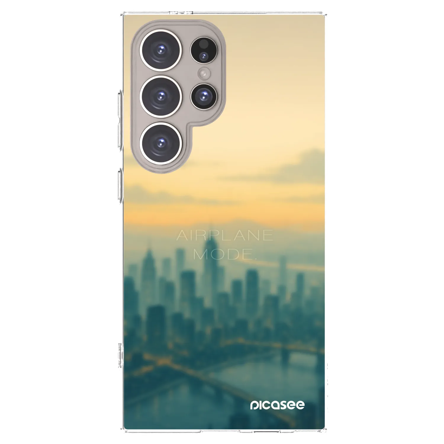 Picasee silikonska prozirna maskica za Samsung Galaxy S24 Ultra S928B 5G - Airplane mode