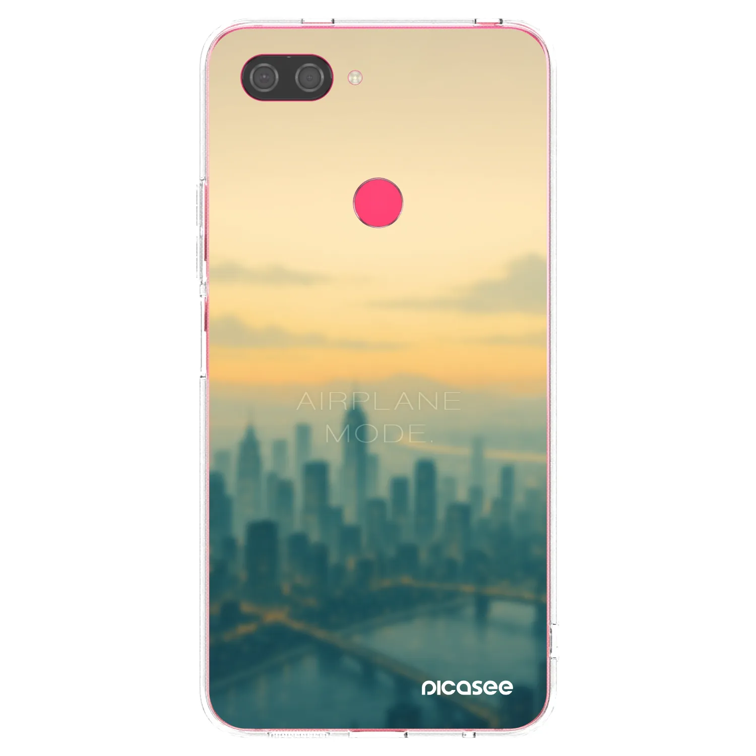 Picasee silikonska prozirna maskica za Xiaomi Mi 8 Lite - Airplane mode