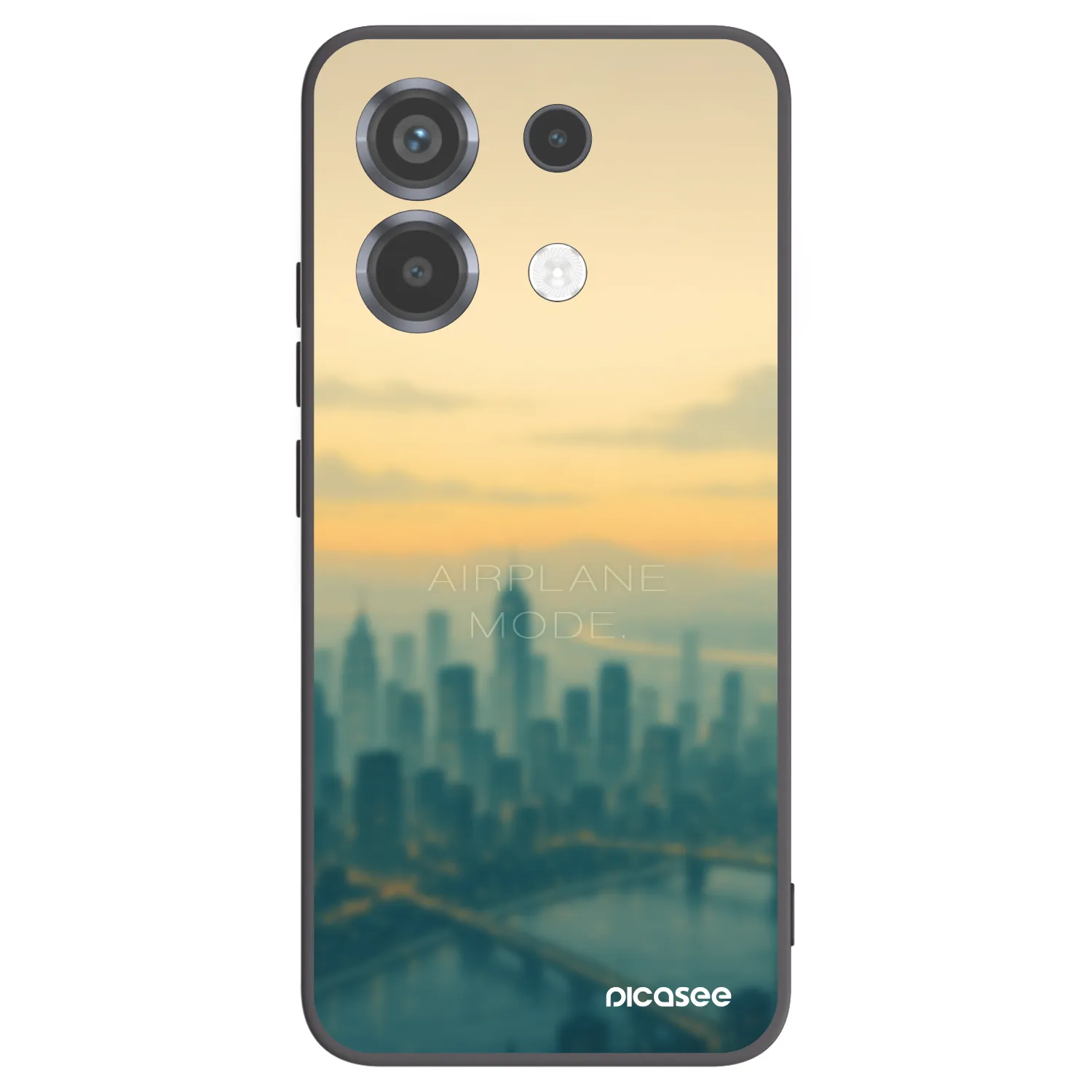 Picasee crna silikonska maskica za Xiaomi Poco X6 - Airplane mode