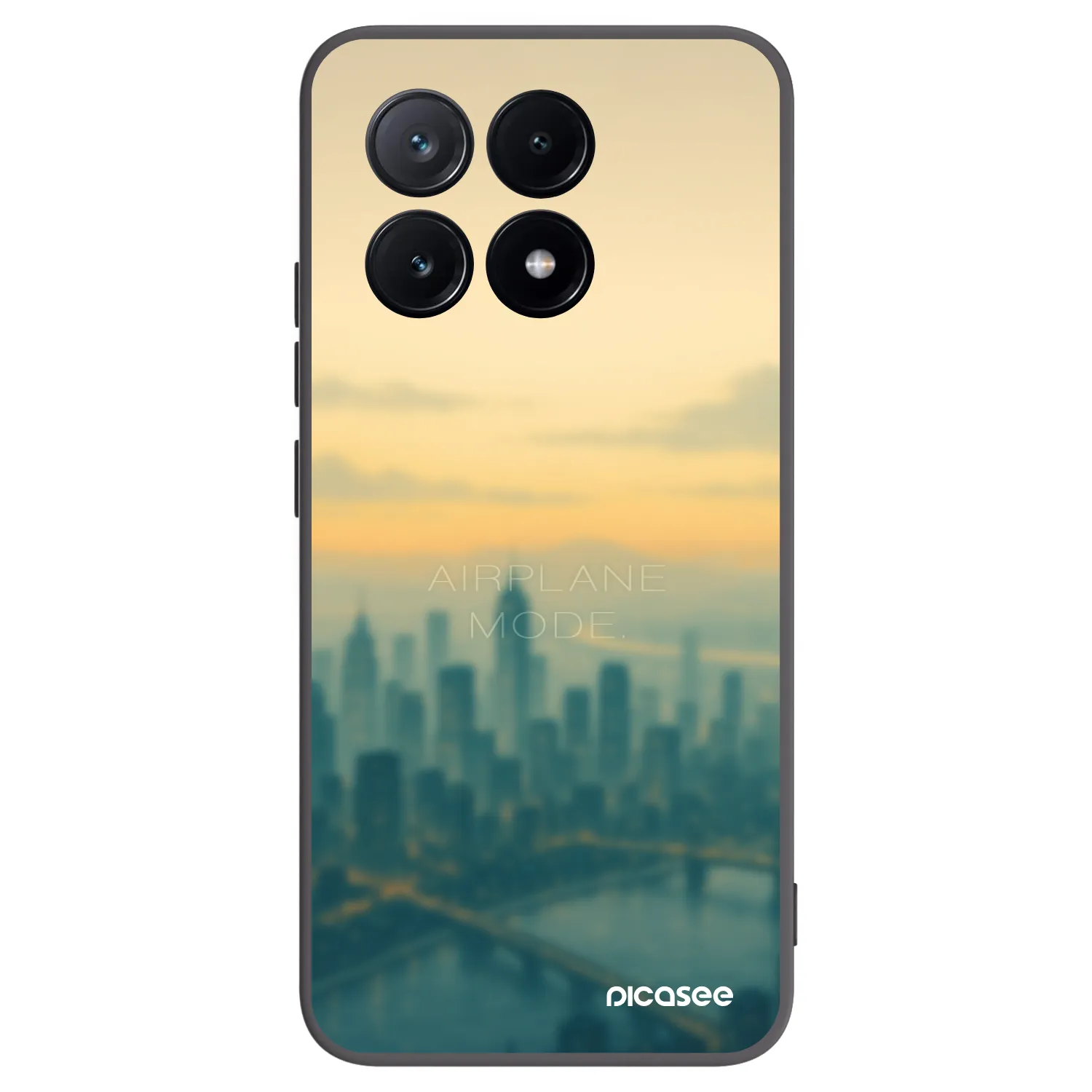 Picasee crna silikonska maskica za Xiaomi Poco X6 Pro - Airplane mode