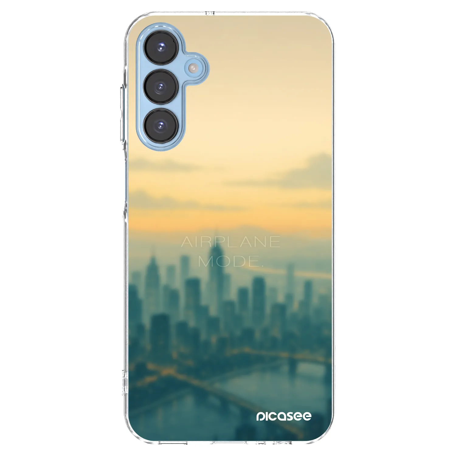 Picasee silikonska prozirna maskica za Samsung Galaxy A15 A156B 5G - Airplane mode