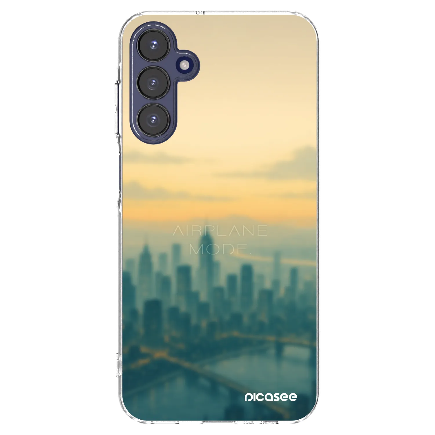 Picasee silikonska prozirna maskica za Samsung Galaxy A15 A155F 4G - Airplane mode