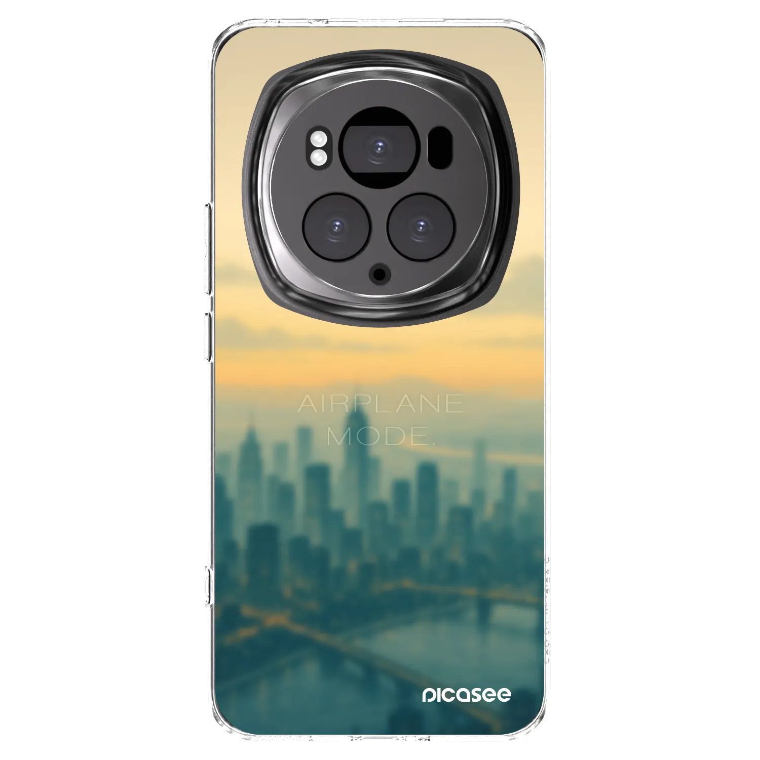 Picasee silikonska prozirna maskica za Honor Magic6 Pro - Airplane mode