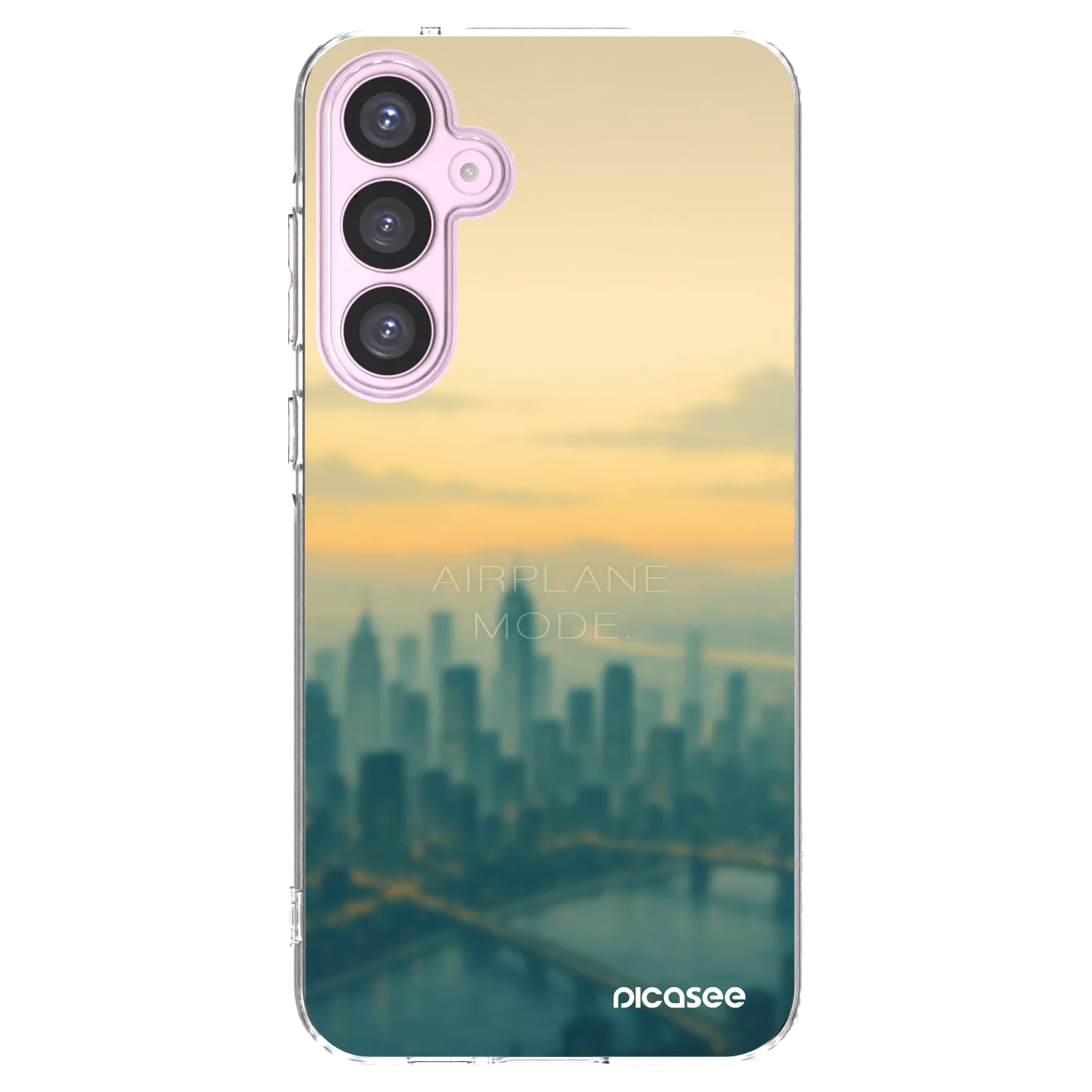 Picasee silikonska prozirna maskica za Samsung Galaxy A55 5G A556B - Airplane mode