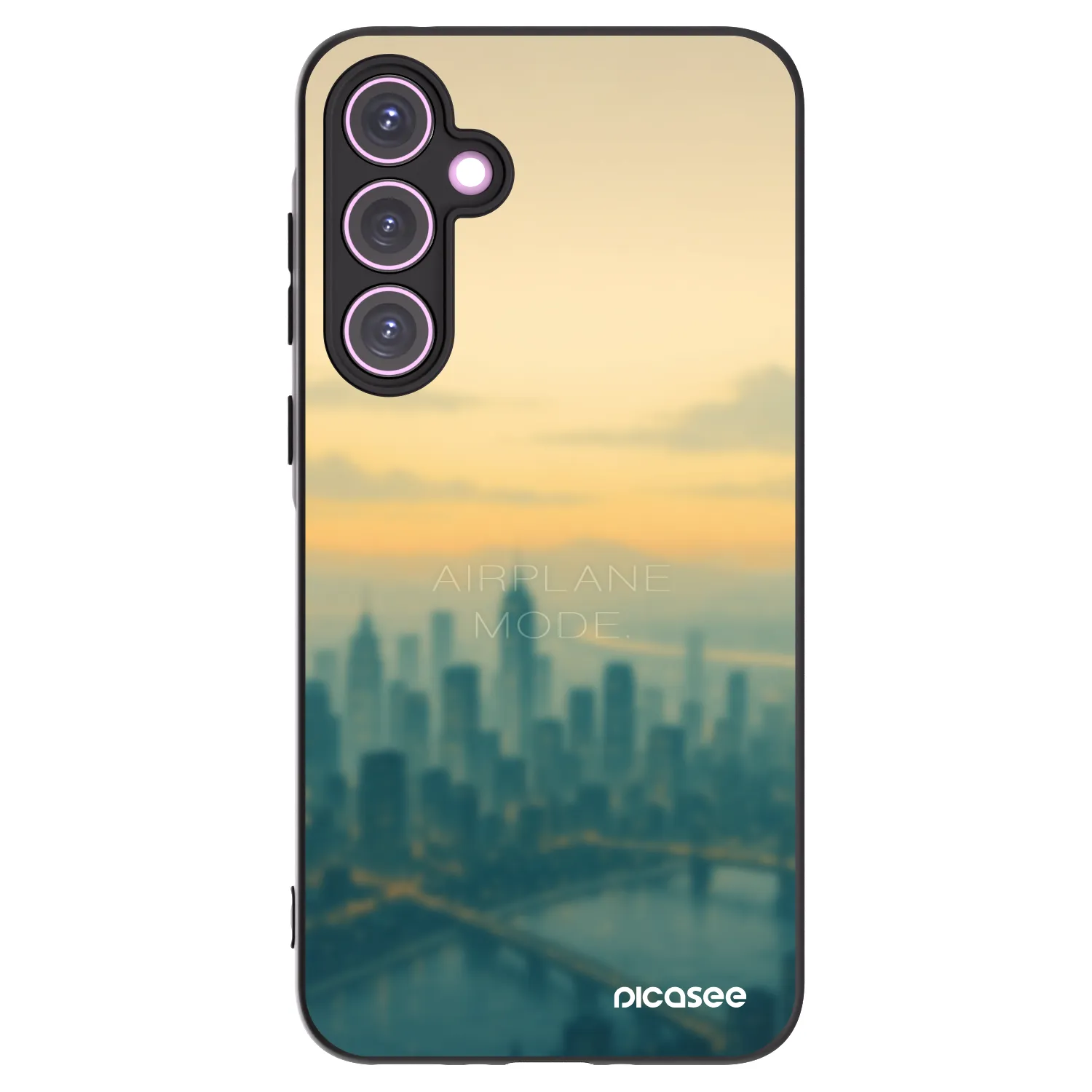 Picasee crna silikonska maskica za Samsung Galaxy A35 5G A356B - Airplane mode