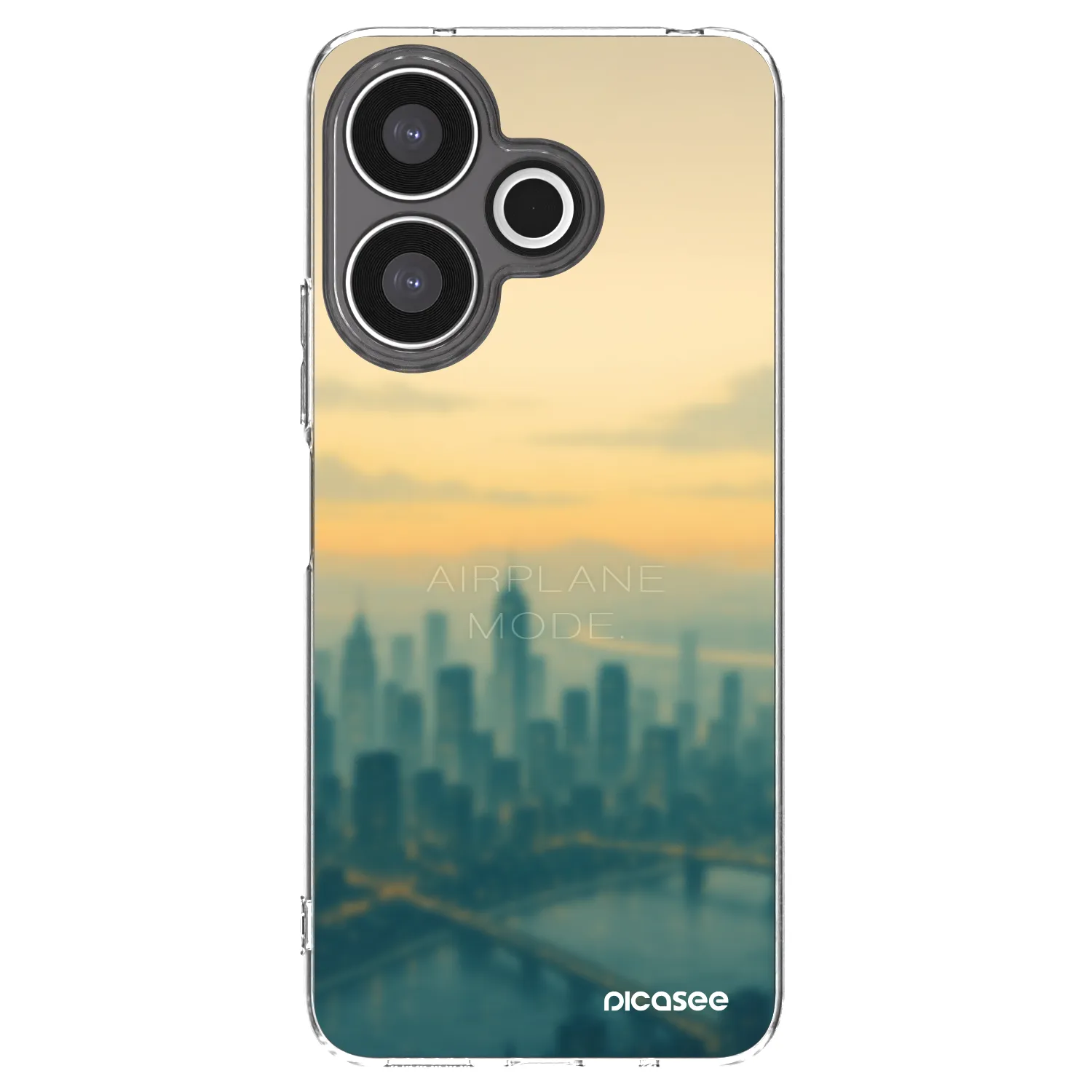 Picasee silikonska prozirna maskica za Xiaomi Redmi 13 4G - Airplane mode