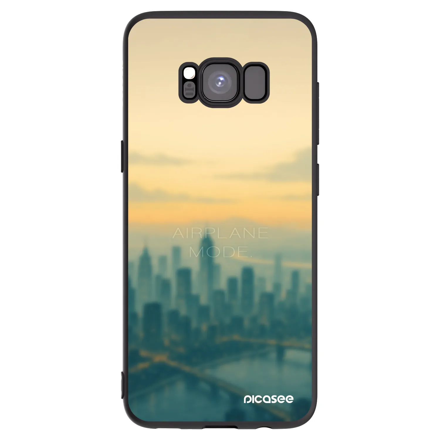 Picasee crna silikonska maskica za Samsung Galaxy A73 5G - Airplane mode