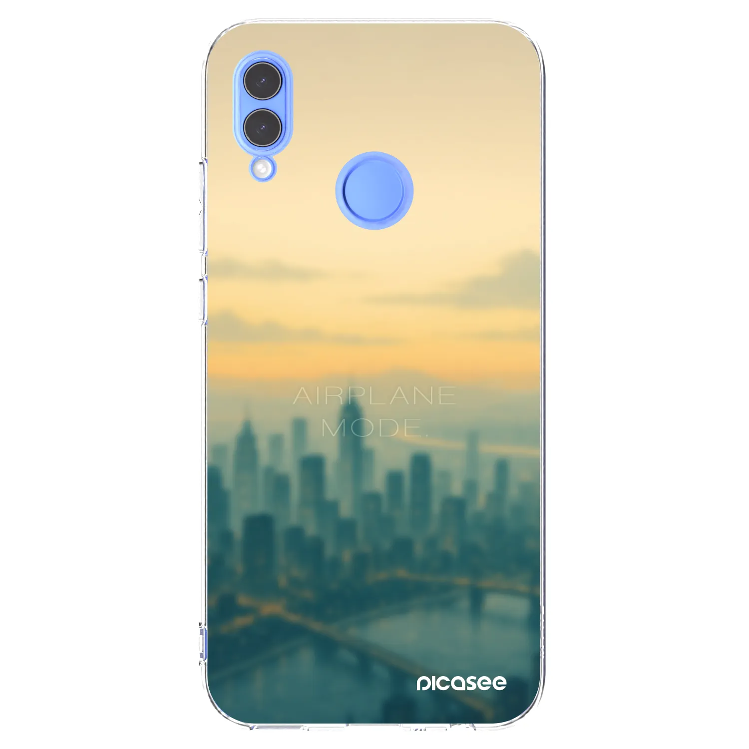Picasee silikonska prozirna maskica za Honor 10 Lite - Airplane mode
