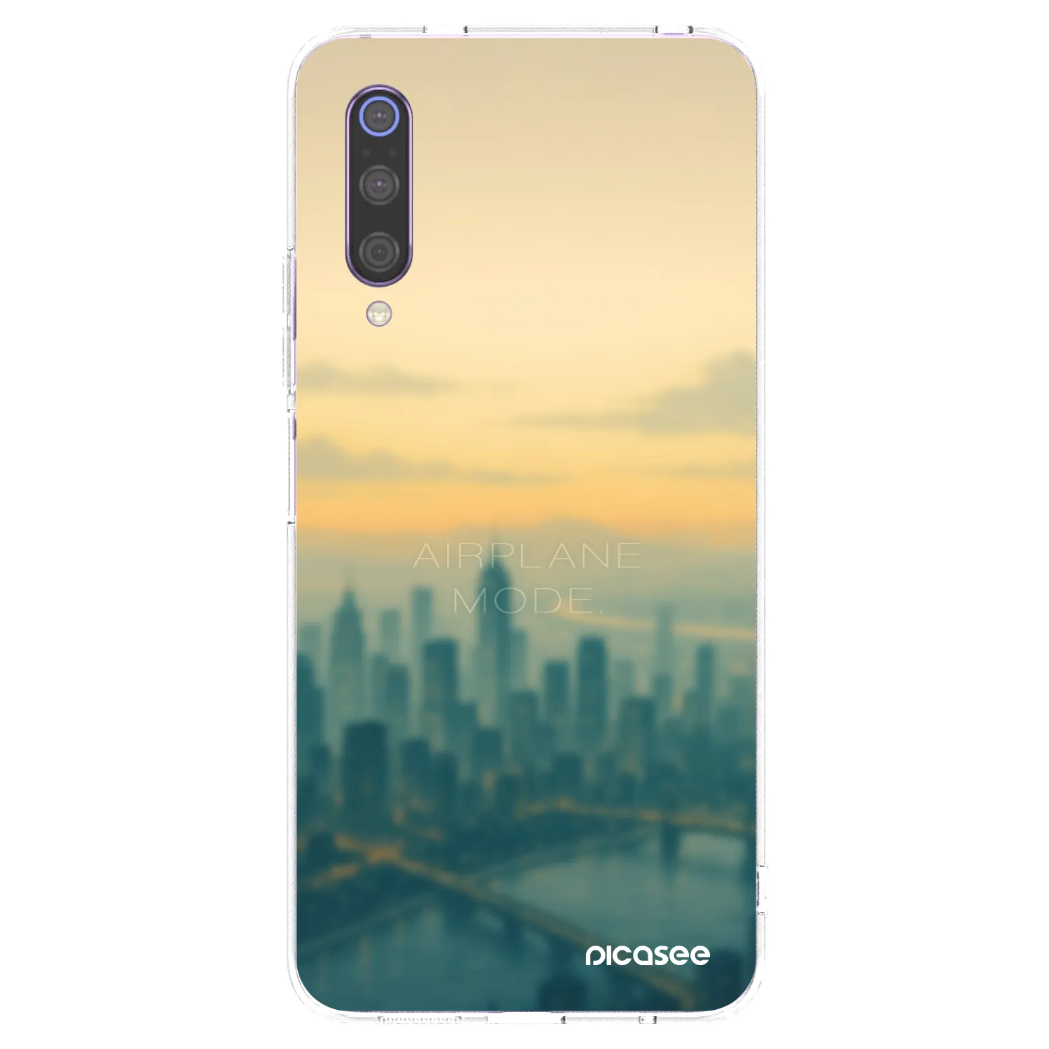 Picasee silikonska prozirna maskica za Xiaomi Mi 9 - Airplane mode