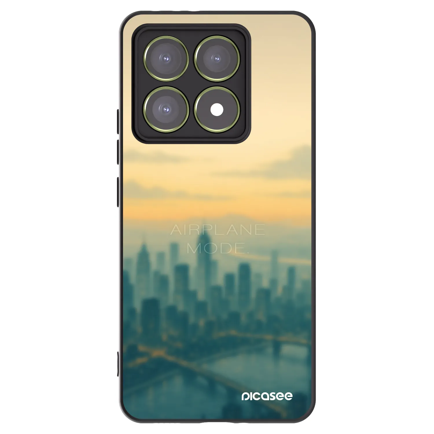 Picasee crna silikonska maskica za Xiaomi 14T - Airplane mode
