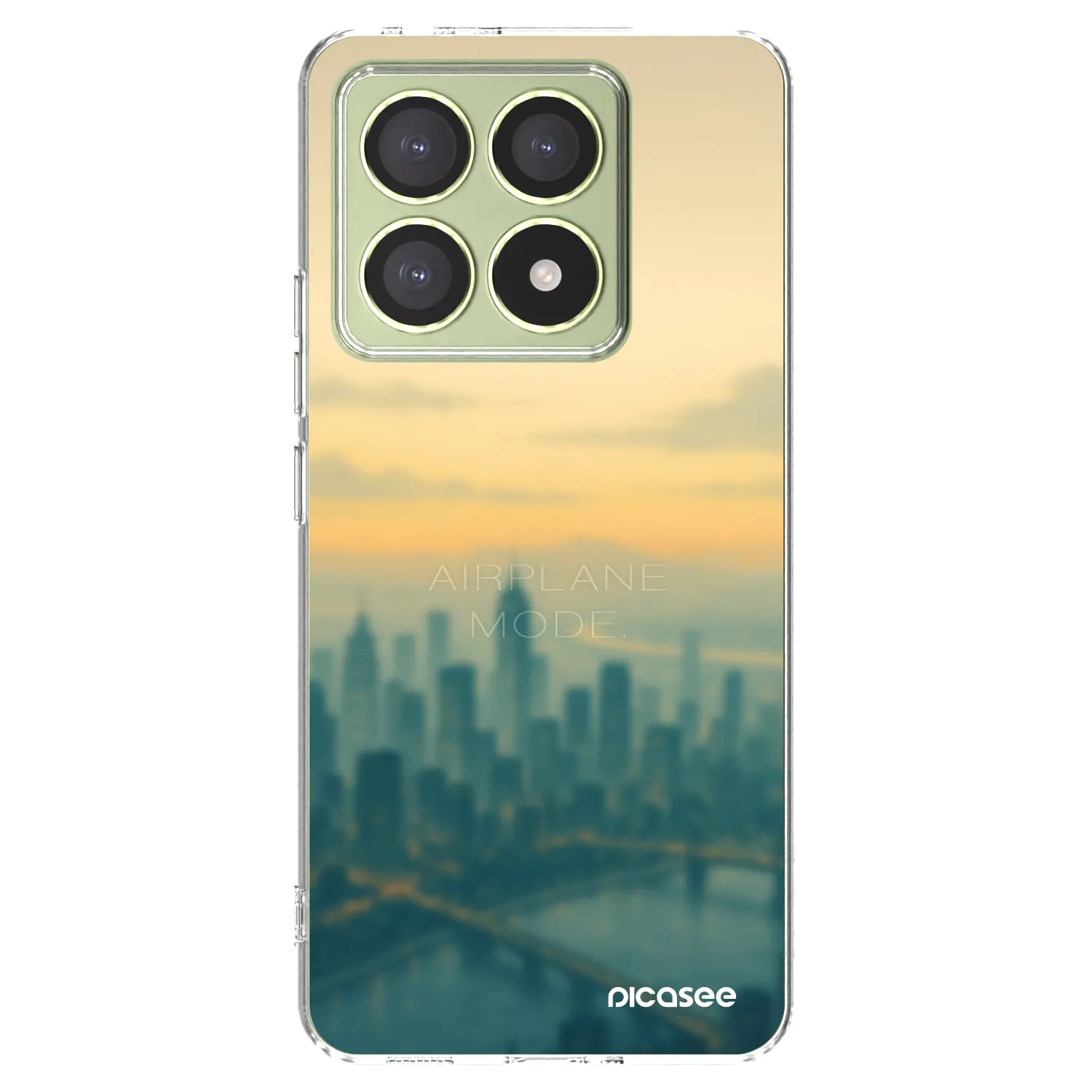 Picasee silikonska prozirna maskica za Xiaomi 14T - Airplane mode