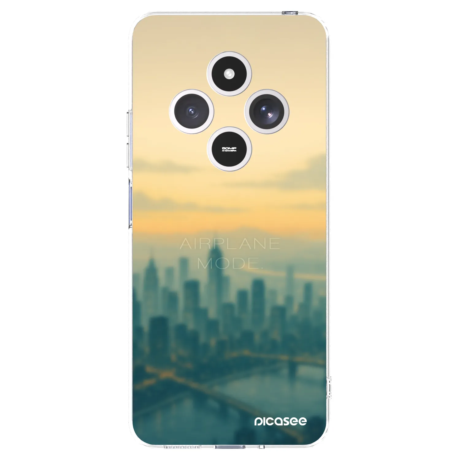 Picasee silikonska prozirna maskica za Xiaomi Redmi 14C - Airplane mode