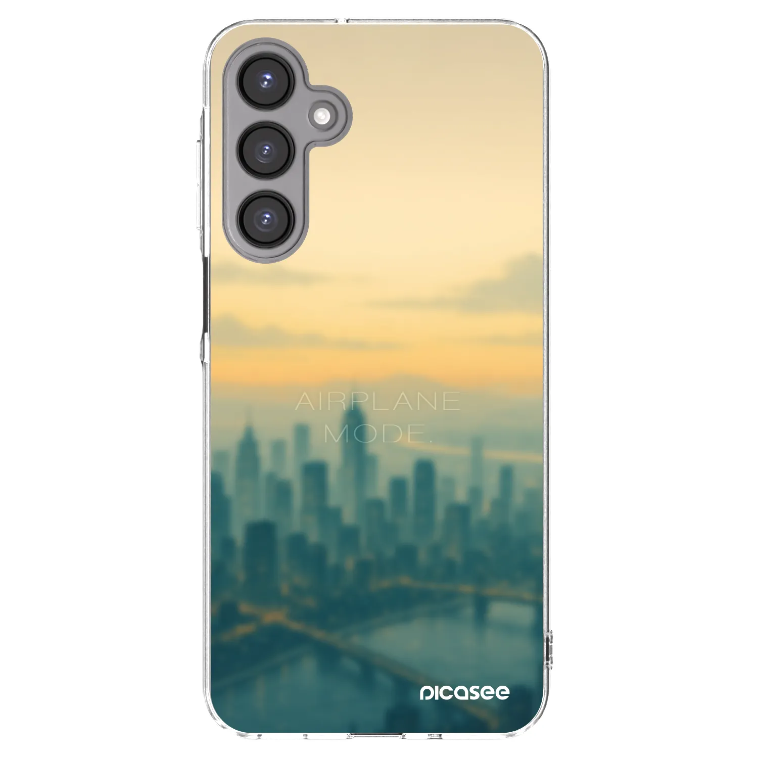 Picasee silikonska prozirna maskica za Samsung Galaxy A16 5G - Airplane mode