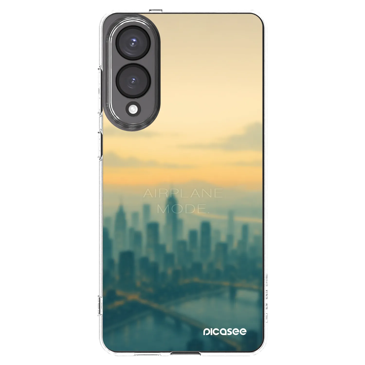 Picasee silikonska prozirna maskica za Samsung Galaxy S25 Edge 5G - Airplane mode