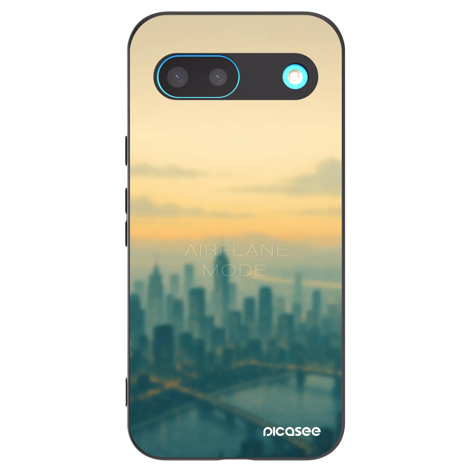 Picasee crna silikonska maskica za Google Pixel 8 - Airplane mode