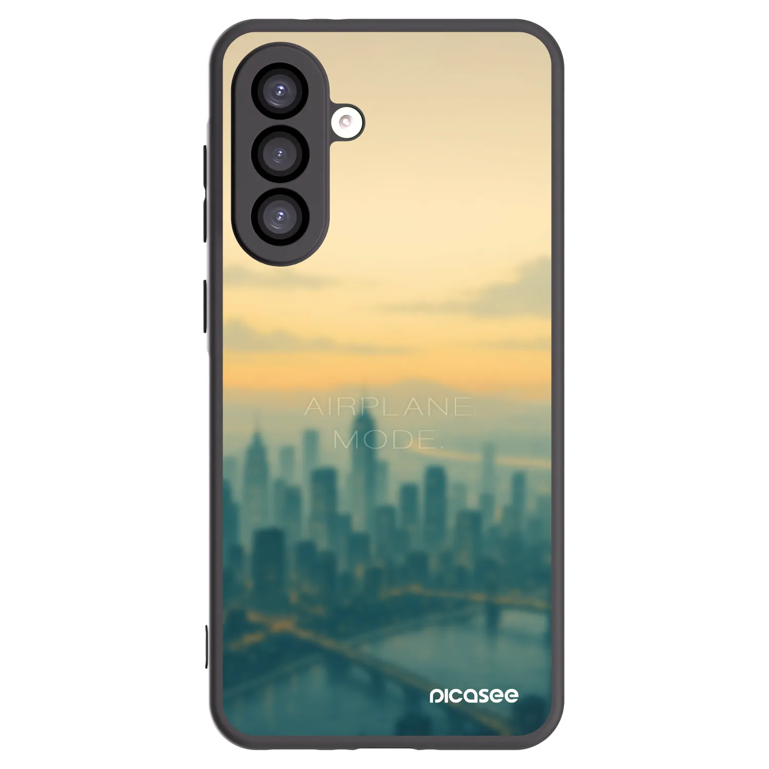 Picasee crna silikonska maskica za Samsung Galaxy A26 5G A266B - Airplane mode