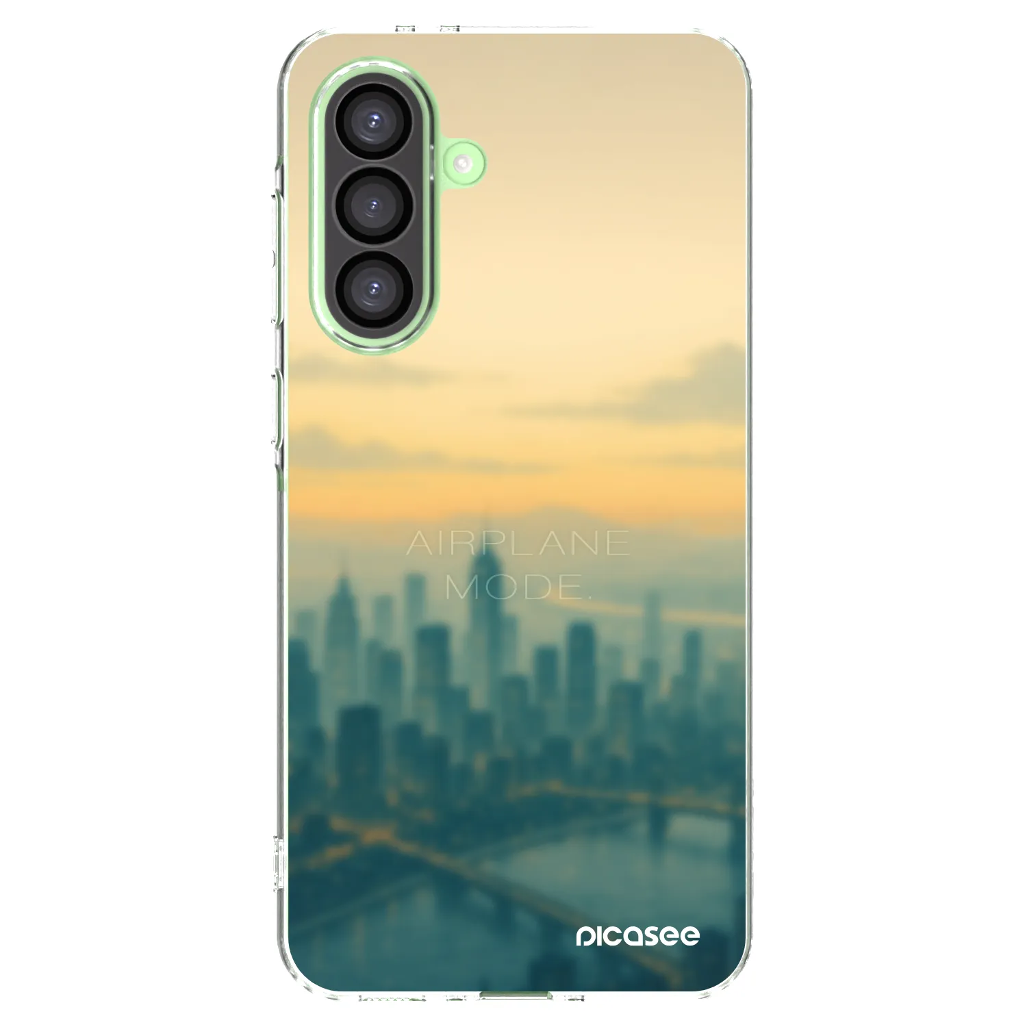 Picasee silikonska prozirna maskica za Samsung Galaxy A26 5G A266B - Airplane mode