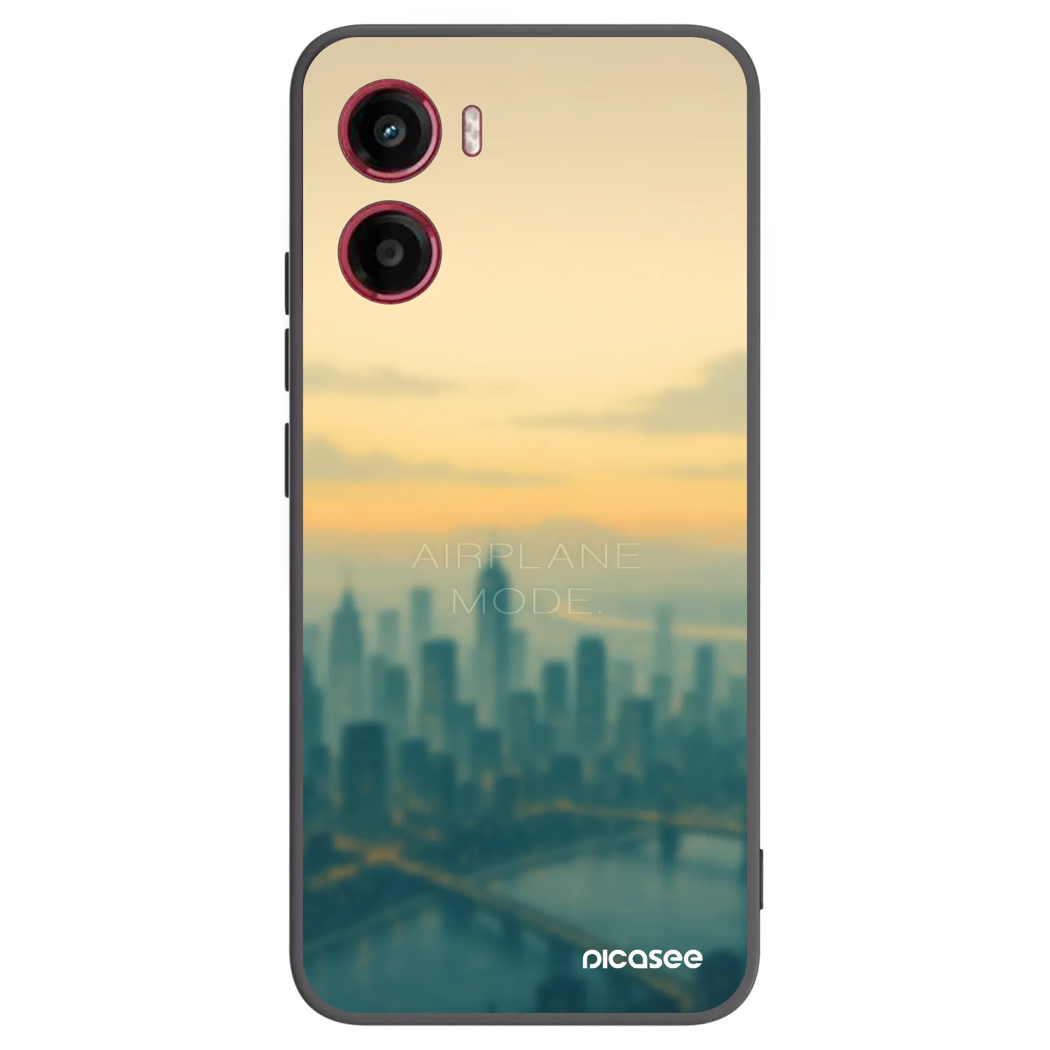 Picasee crna silikonska maskica za Motorola Moto G05 - Airplane mode
