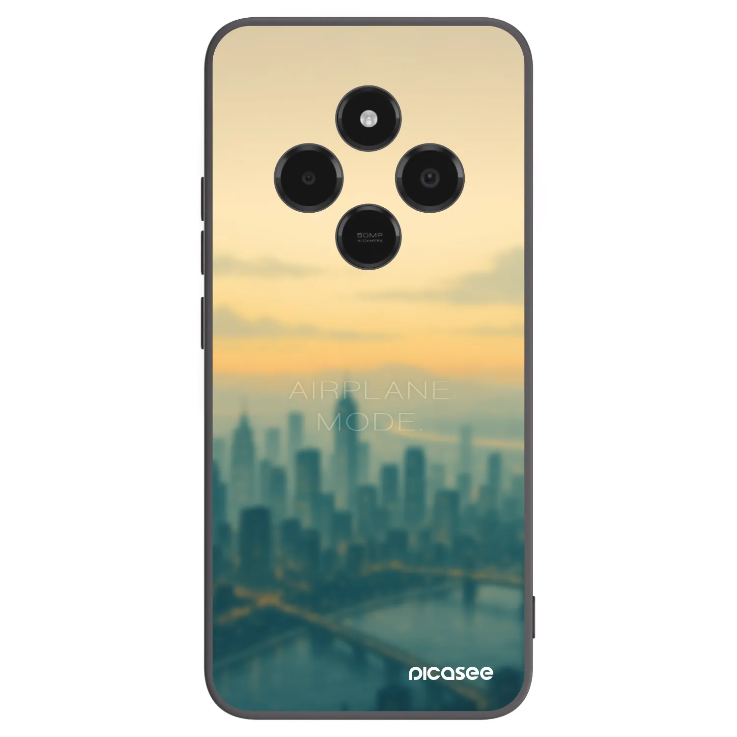 Picasee crna silikonska maskica za Xiaomi Poco C75 - Airplane mode