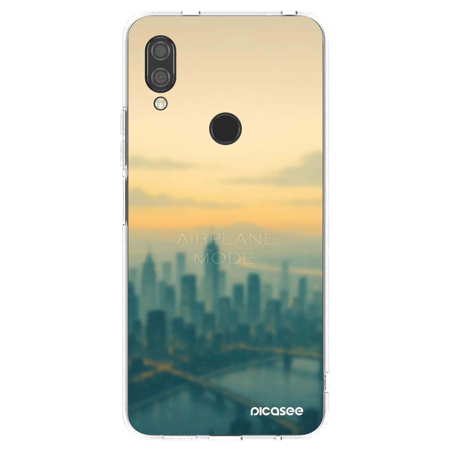 Picasee silikonska prozirna maskica za Xiaomi Redmi 7 - Airplane mode