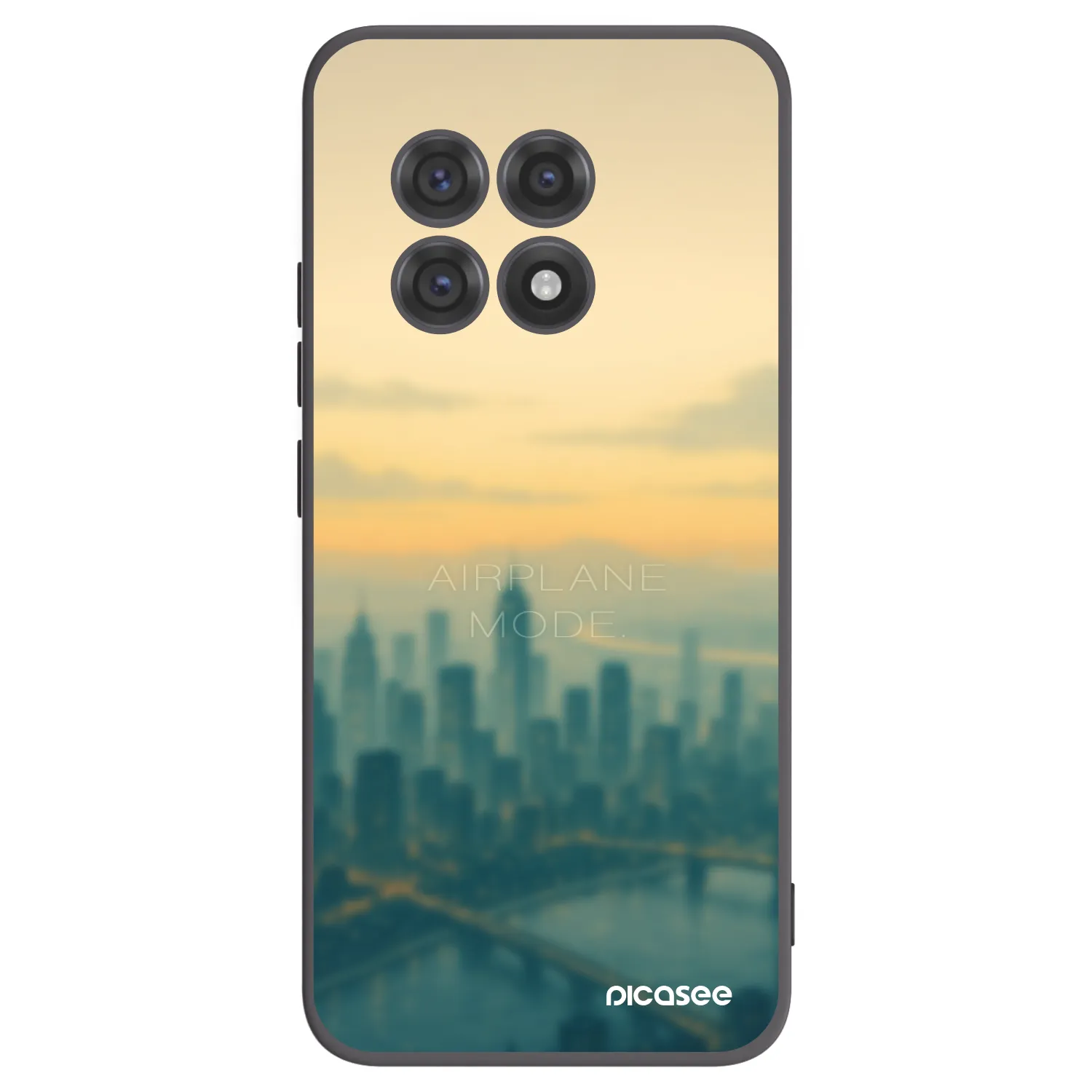 Picasee crna silikonska maskica za OnePlus 13R 5G - Airplane mode