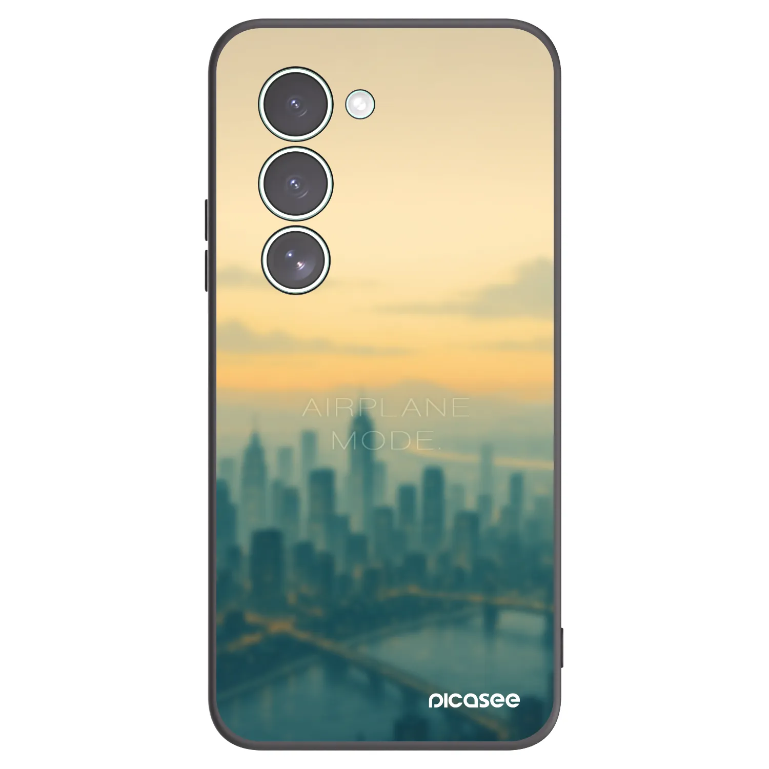 Picasee crna silikonska maskica za Xiaomi Redmi 15 5G - Airplane mode