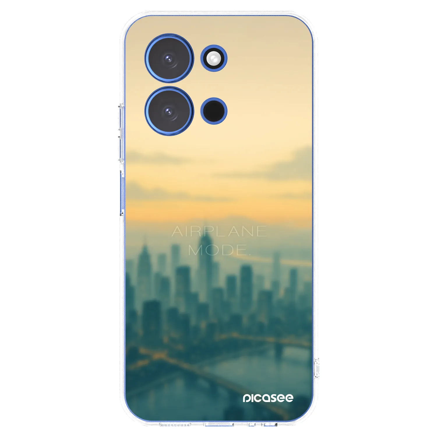 Picasee silikonska prozirna maskica za Xiaomi Redmi 15C 4G - Airplane mode
