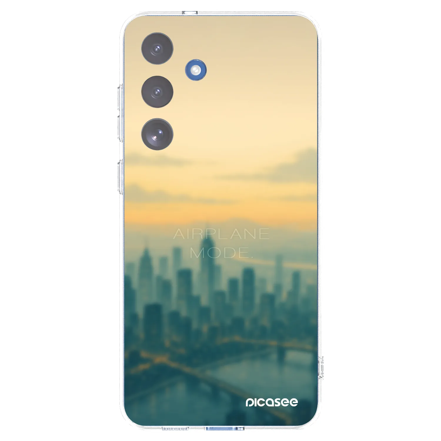 Picasee silikonska prozirna maskica za Samsung Galaxy S25 FE 5G - Airplane mode