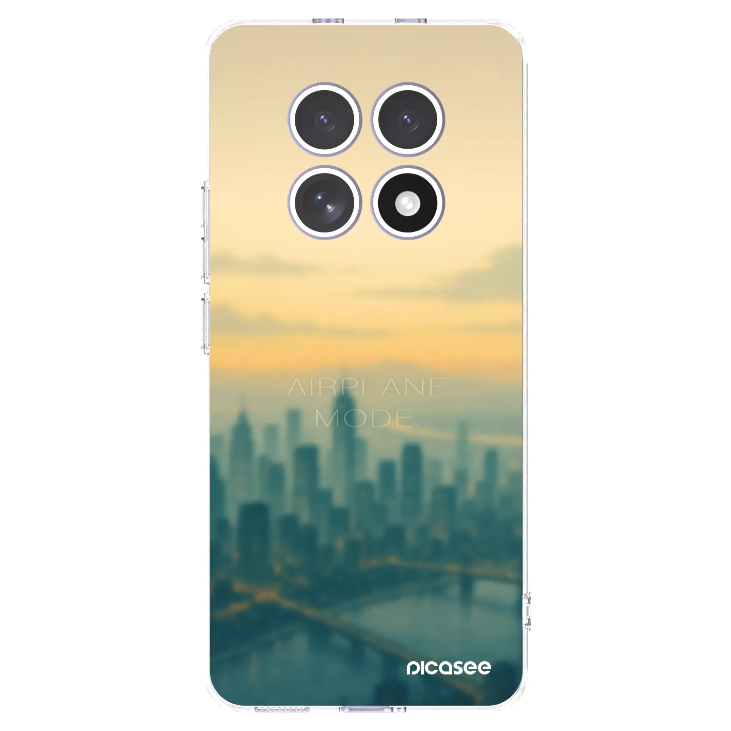 Picasee silikonska prozirna maskica za Xiaomi Redmi Note 15 - Airplane mode