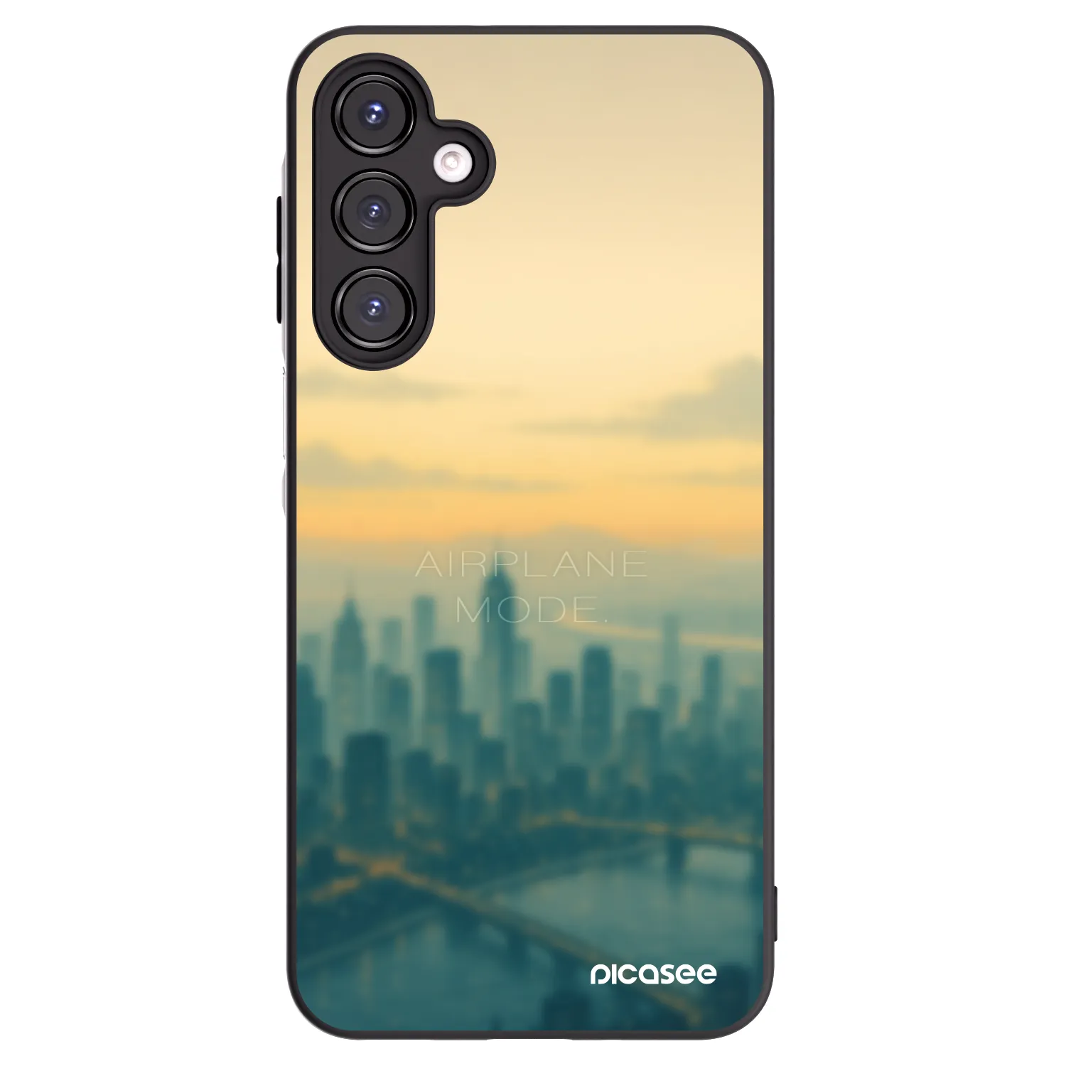 Picasee crna silikonska maskica za Samsung Galaxy A16 4G - Airplane mode