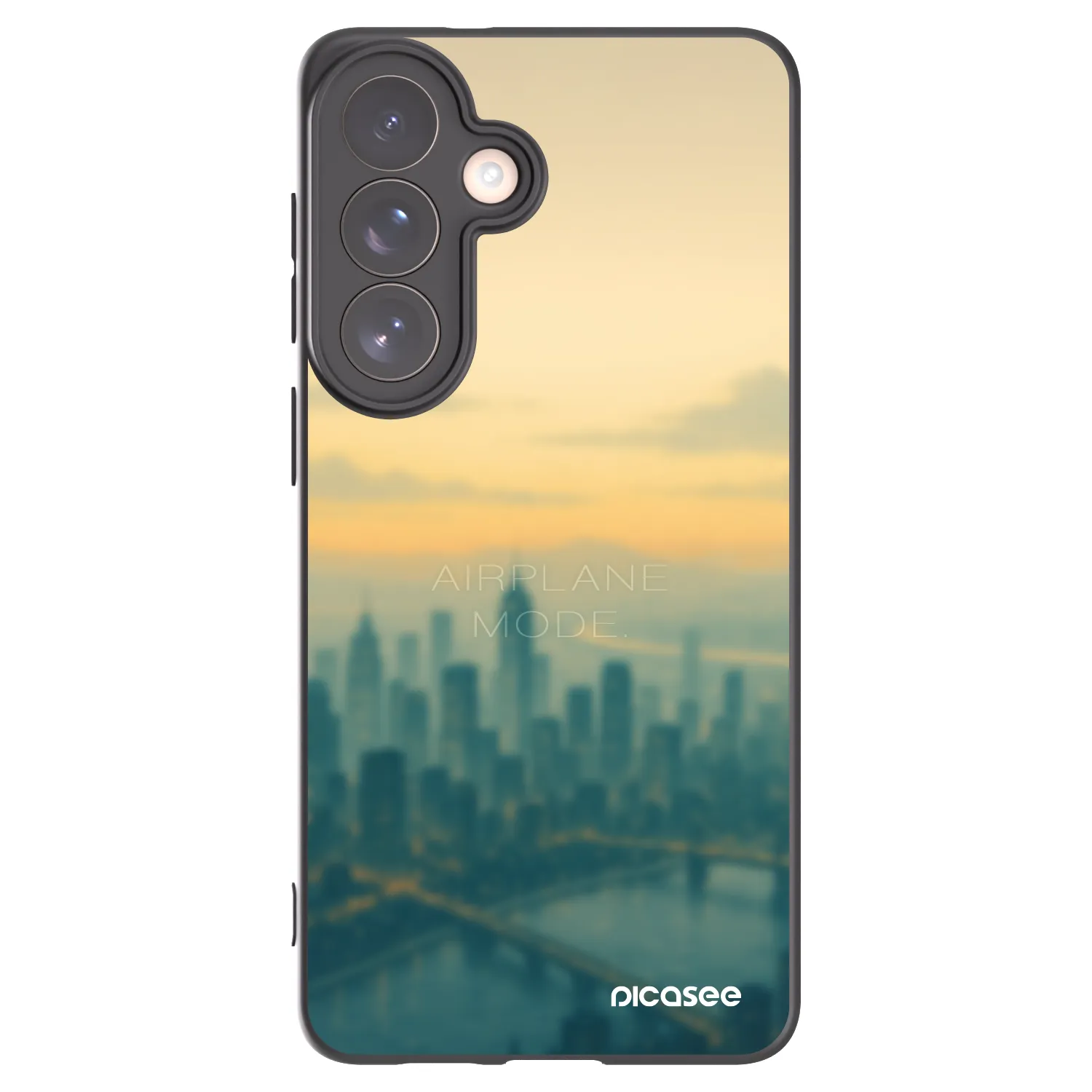 Picasee crna silikonska maskica za Samsung Galaxy S26+ - Airplane mode