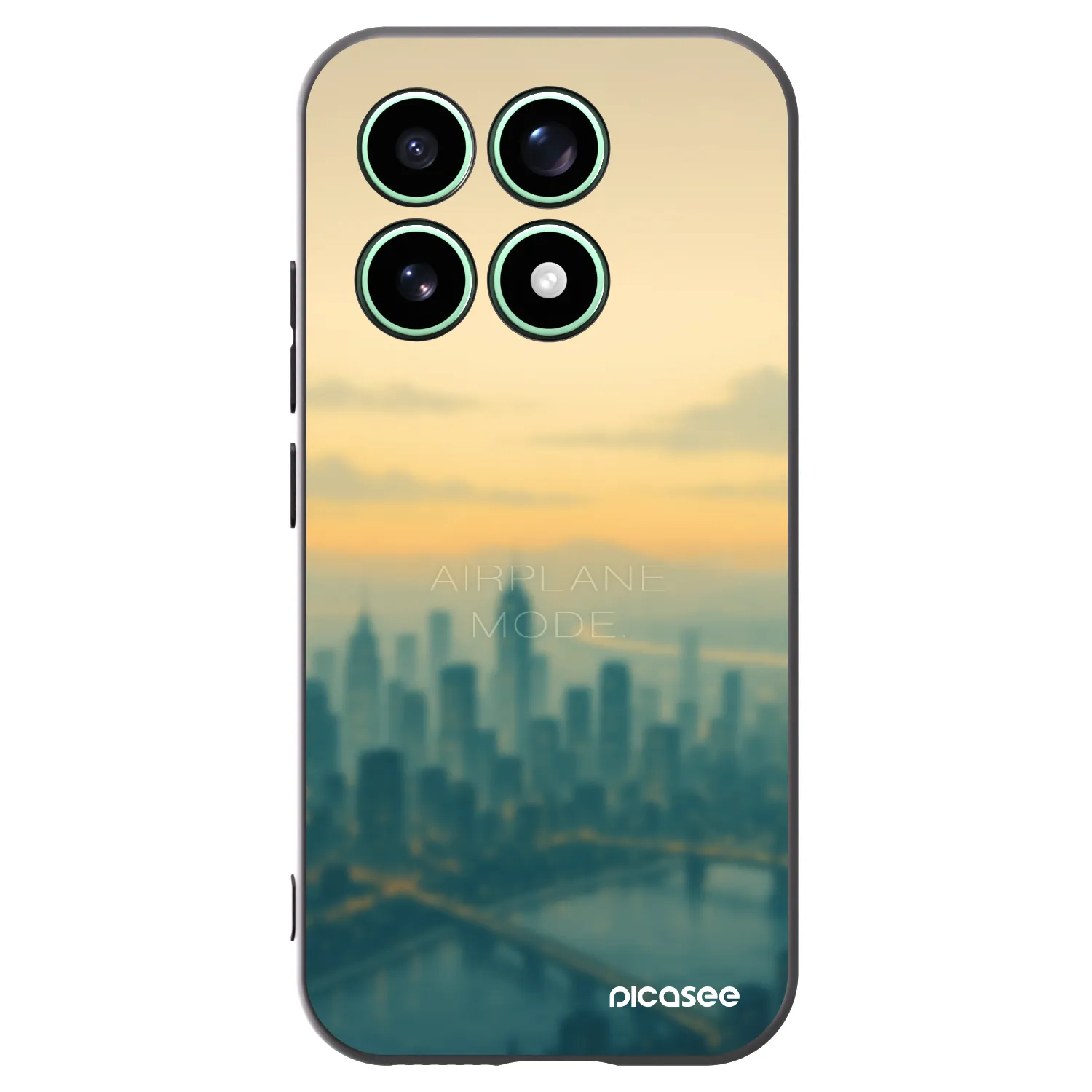 Picasee crna silikonska maskica za Xiaomi 17 - Airplane mode