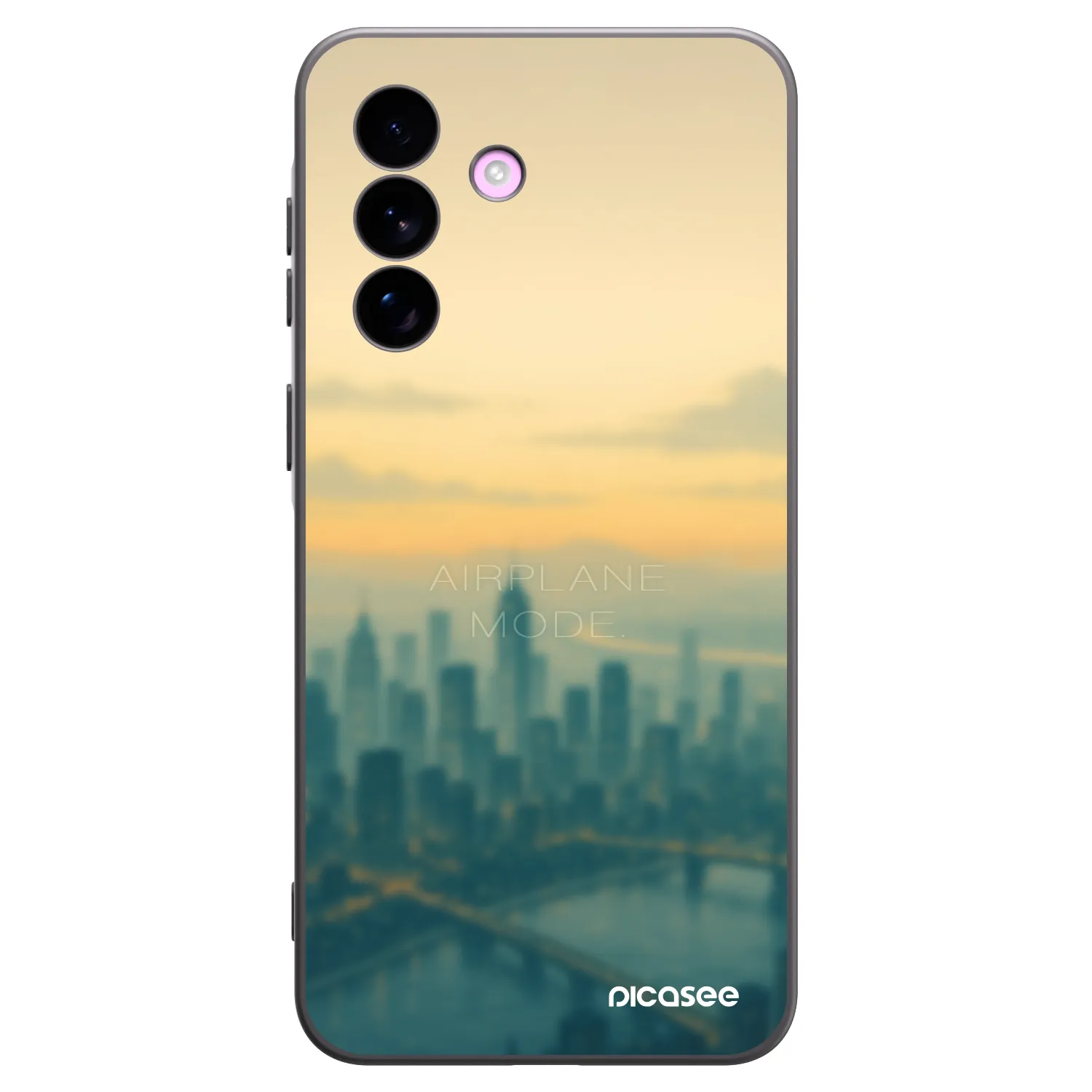 Picasee crna silikonska maskica za Samsung Galaxy A57 5G - Airplane mode