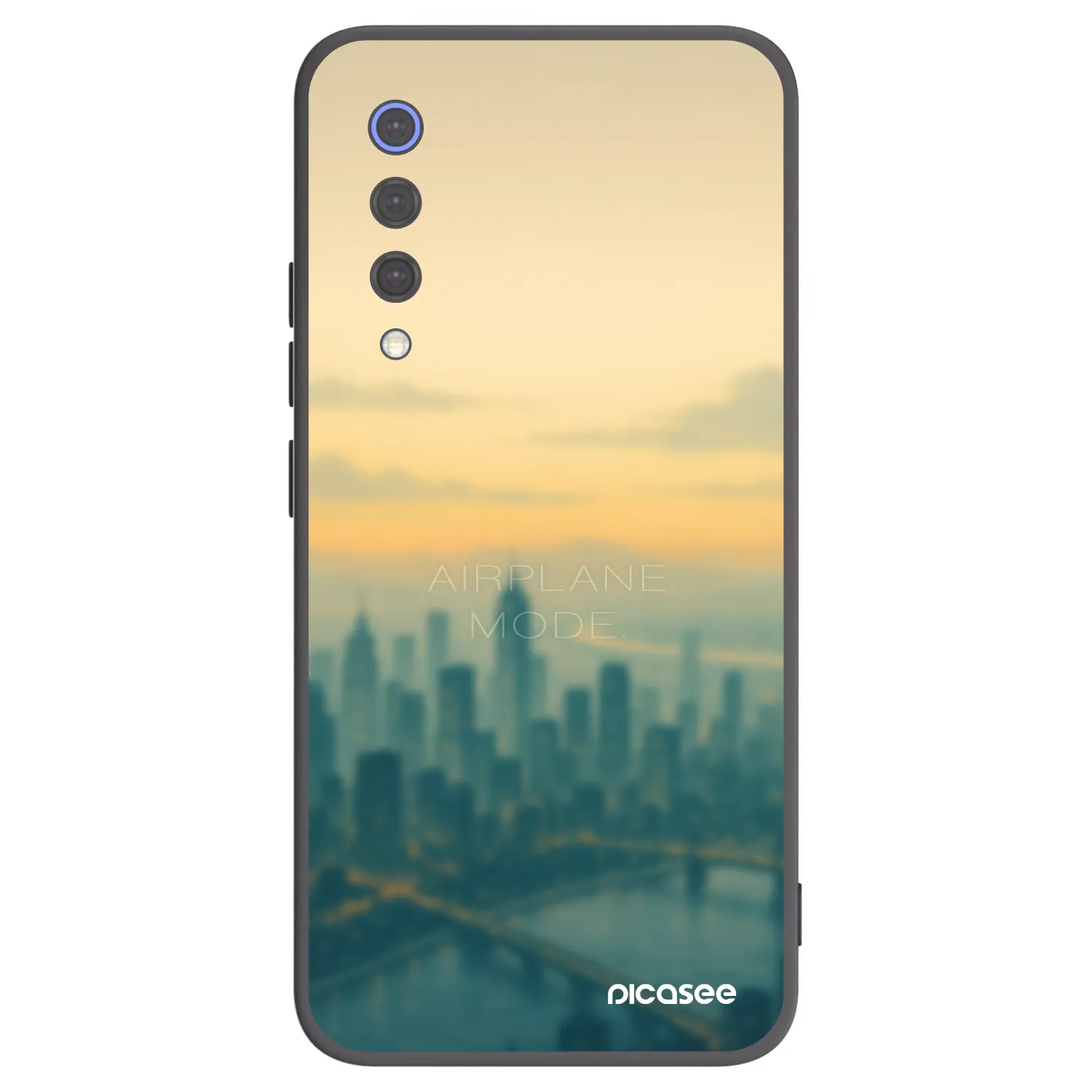 Picasee crna silikonska maskica za Xiaomi Mi 9 SE - Airplane mode