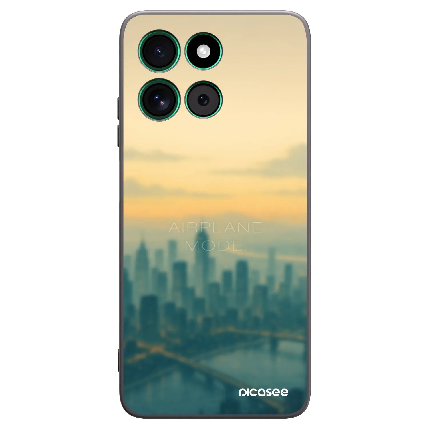 Picasee crna silikonska maskica za Motorola Moto G57 Power - Airplane mode