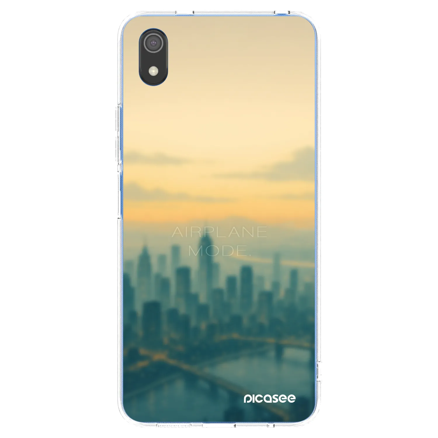 Picasee silikonska prozirna maskica za Xiaomi Redmi 7A - Airplane mode
