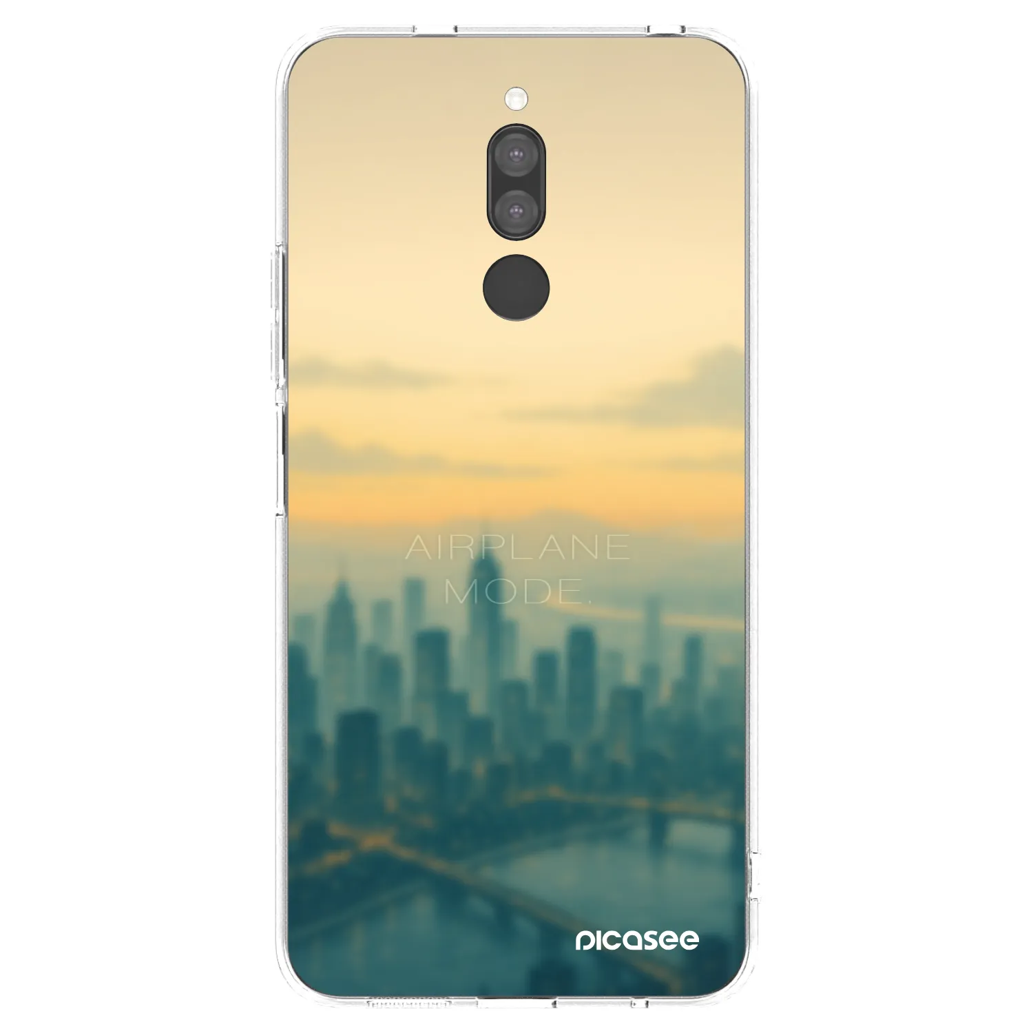 Picasee silikonska prozirna maskica za Xiaomi Redmi 8 - Airplane mode