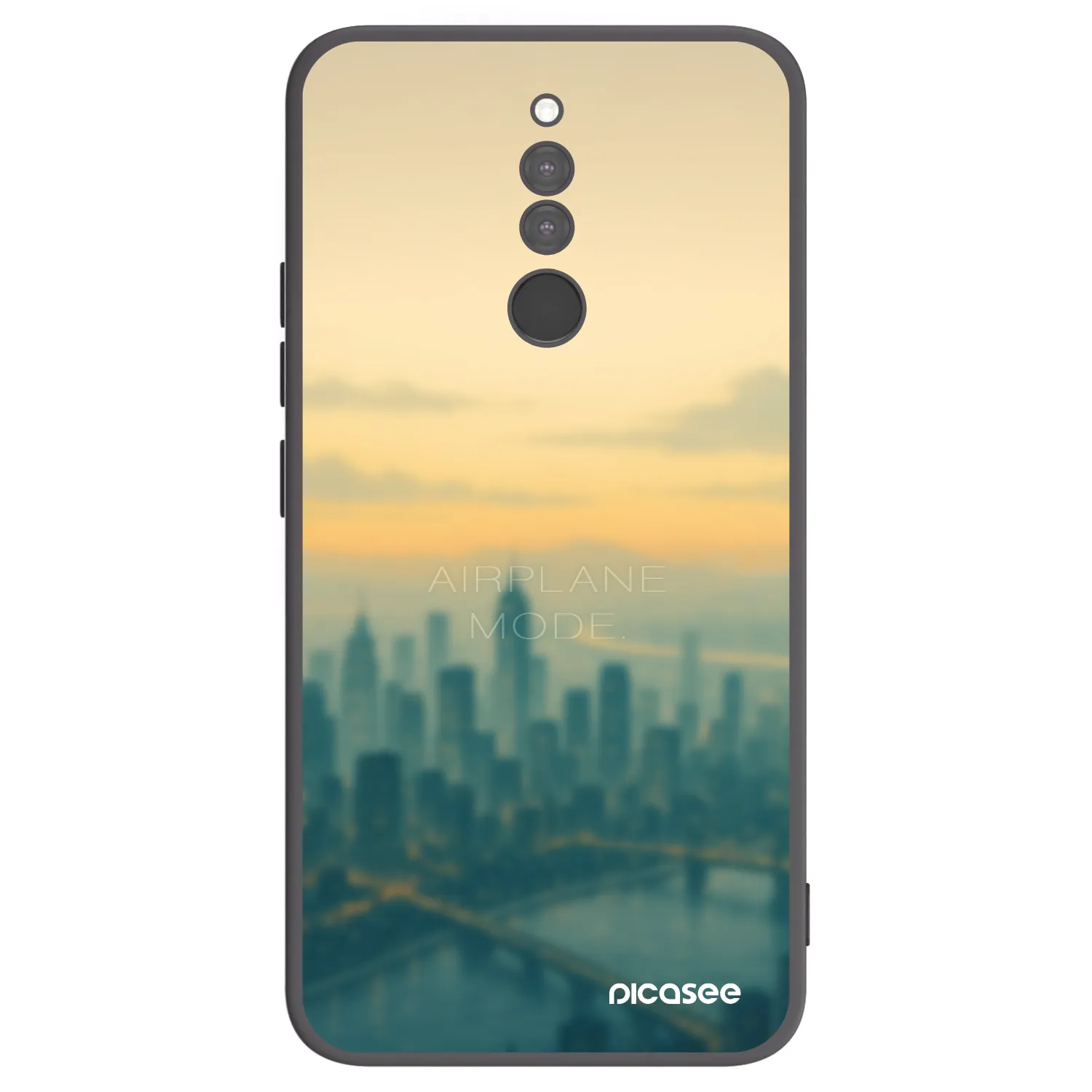 Picasee crna silikonska maskica za Xiaomi Redmi 8 - Airplane mode