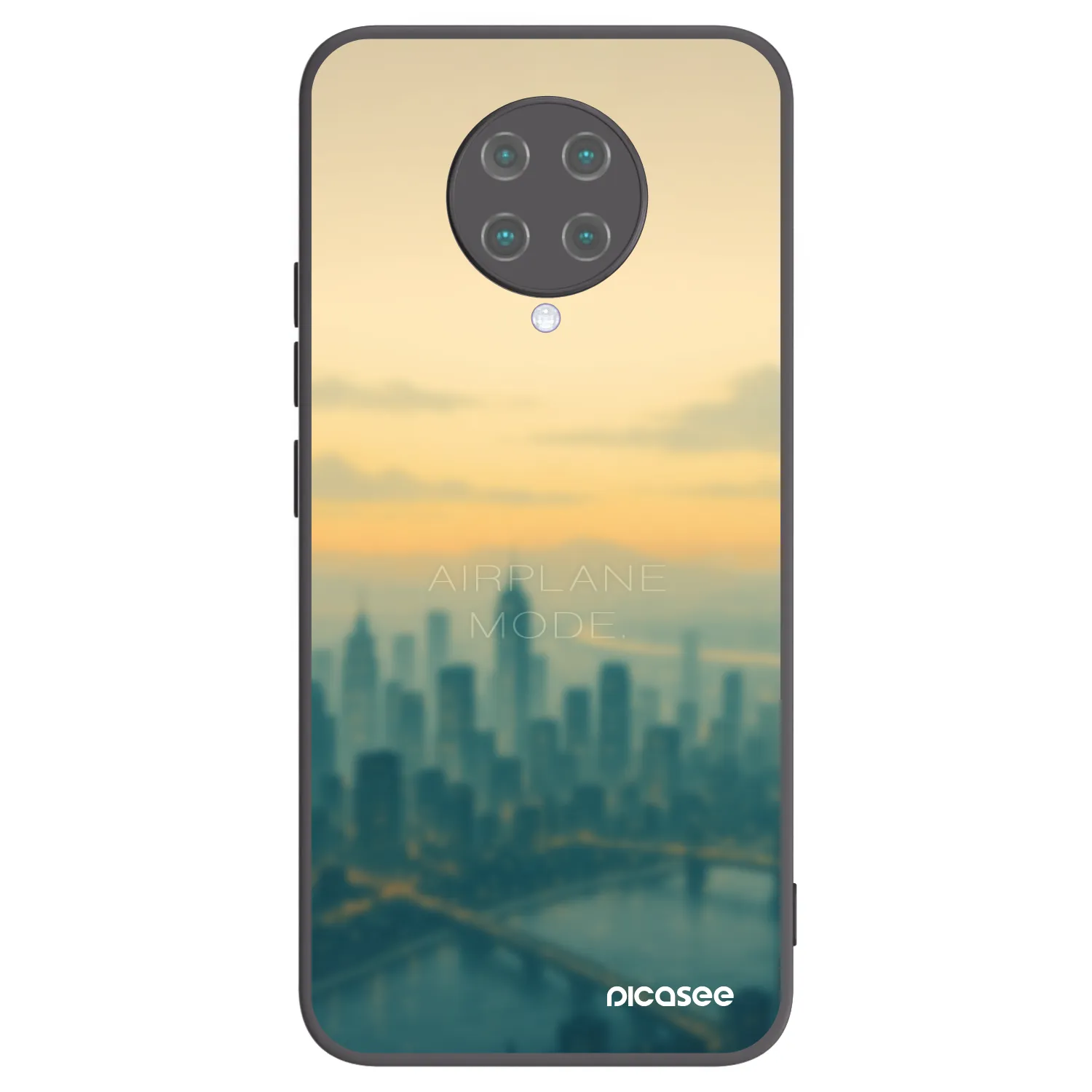 Picasee crna silikonska maskica za Xiaomi Poco F2 Pro - Airplane mode