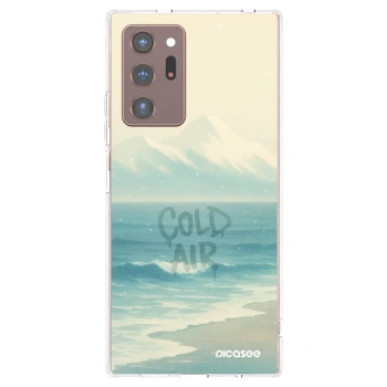 Picasee silikonska prozirna maskica za Samsung Galaxy Note 20 Ultra - COLD AIR