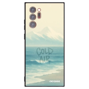 Picasee crna silikonska maskica za Samsung Galaxy Note 20 Ultra - COLD AIR